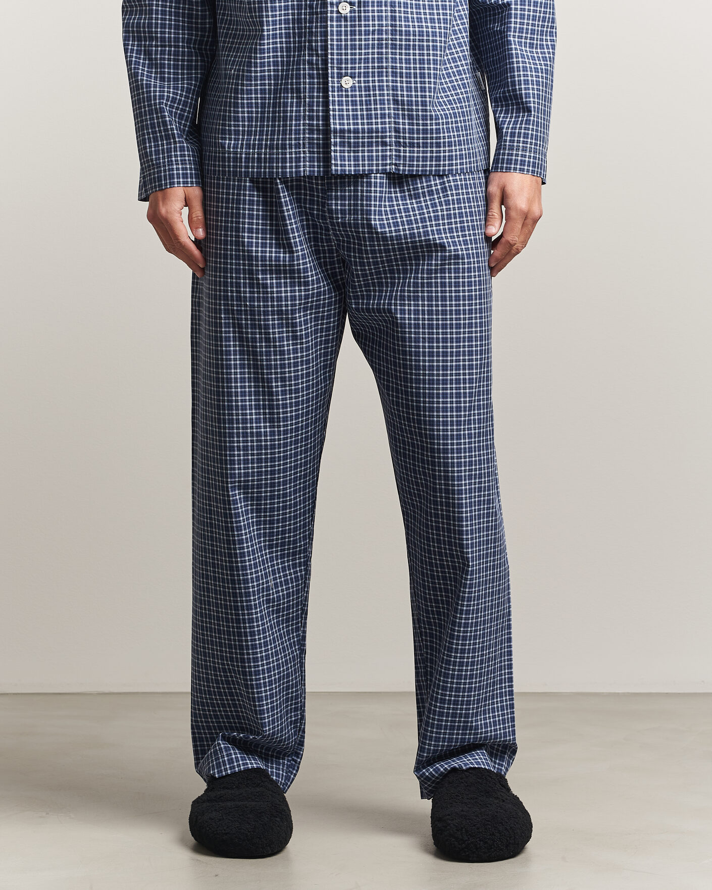 Homme | Peignoirs Et Pyjamas | Tekla | Fine Twill Pyjama Shirt Lanegan Checks