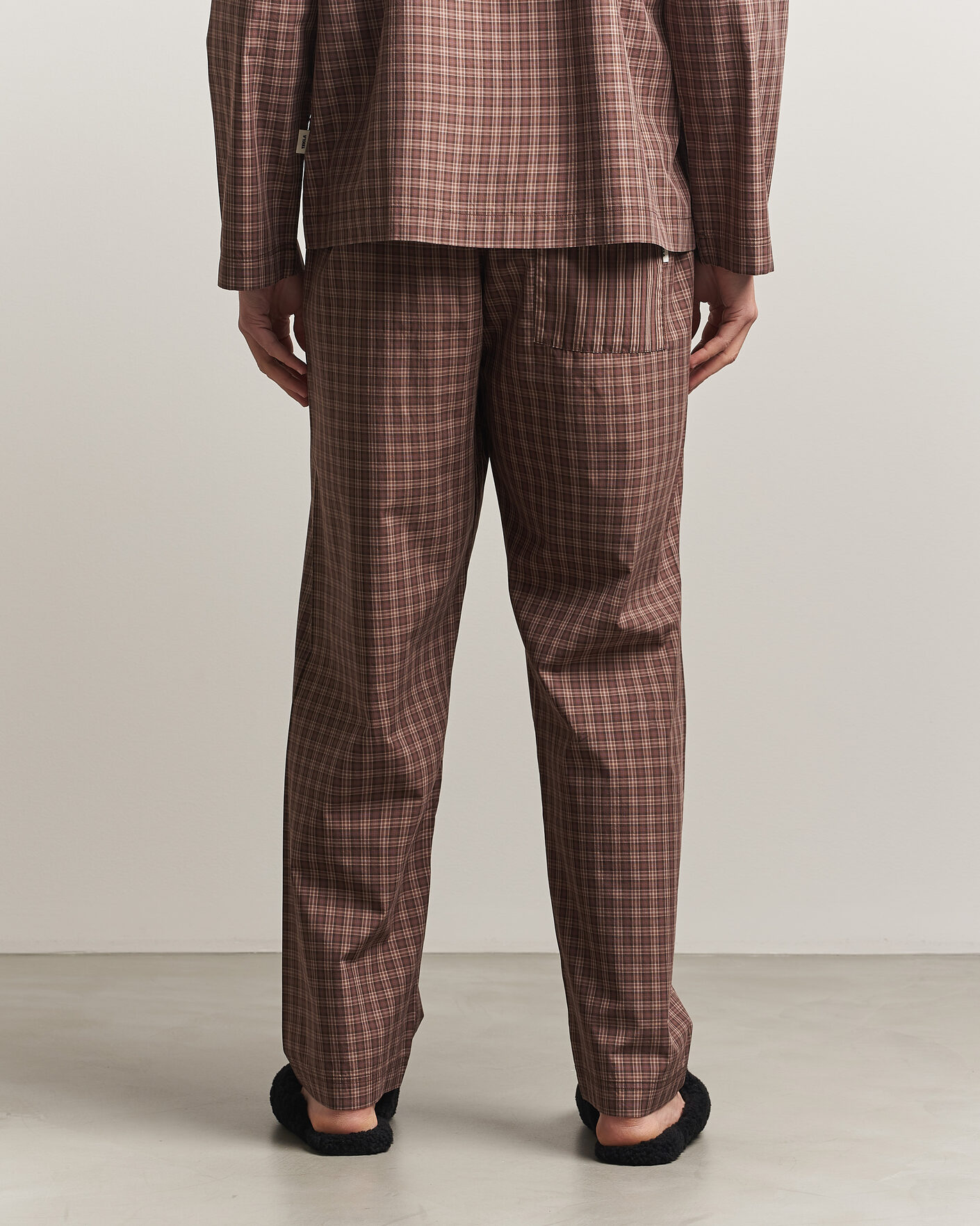 Homme | Peignoirs Et Pyjamas | Tekla | Fine Twill Pyjama Pants Serra Checks