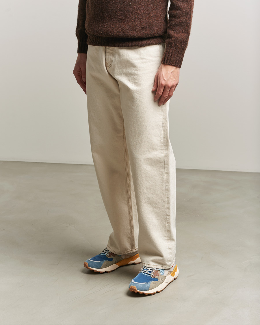 Homme | Baskets | Flower Mountain | Yamano 3 Suede/Nylon Sneaker Blue Mix