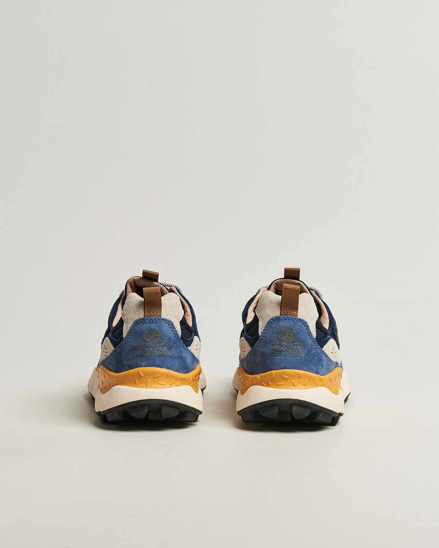 Homme | Baskets | Flower Mountain | Yamano 3 Suede/Nylon Sneaker Dark Blue