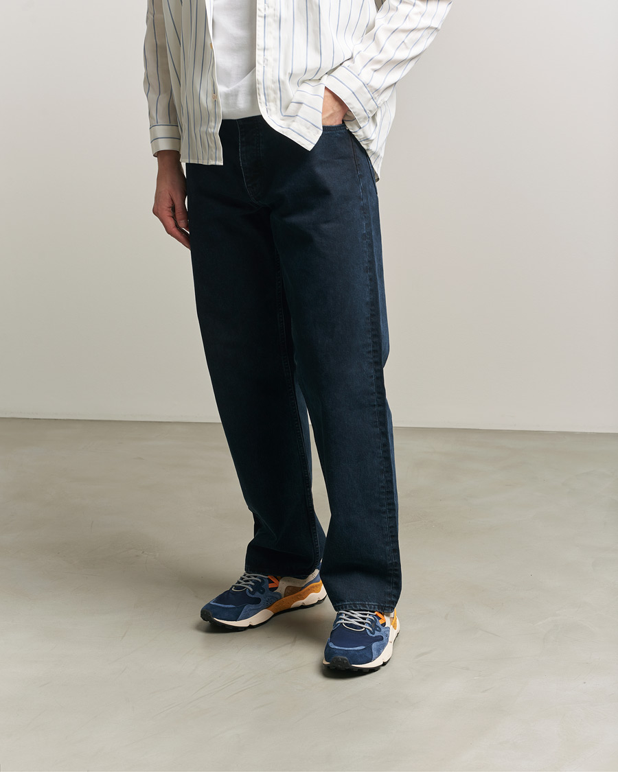 Homme | Baskets | Flower Mountain | Yamano 3 Suede/Nylon Sneaker Dark Blue