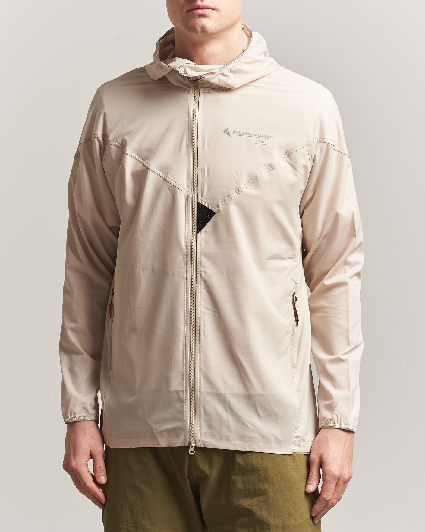 Homme | Manteaux Et Vestes | Klättermusen | Eitre Zip Hood Windbreaker Jacket Clay