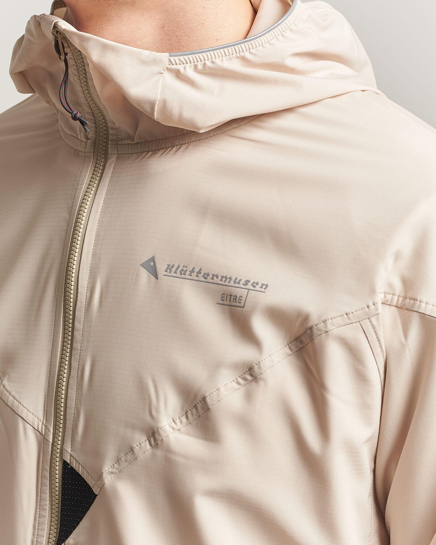 Homme | Manteaux Et Vestes | Klättermusen | Eitre Zip Hood Windbreaker Jacket Clay