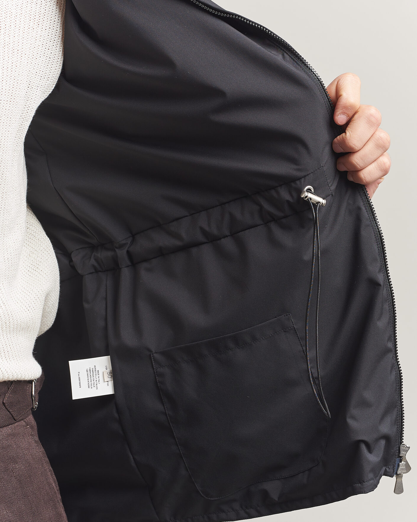 Homme | Manteaux Et Vestes | Gran Sasso | Nylon Field Jacket Navy