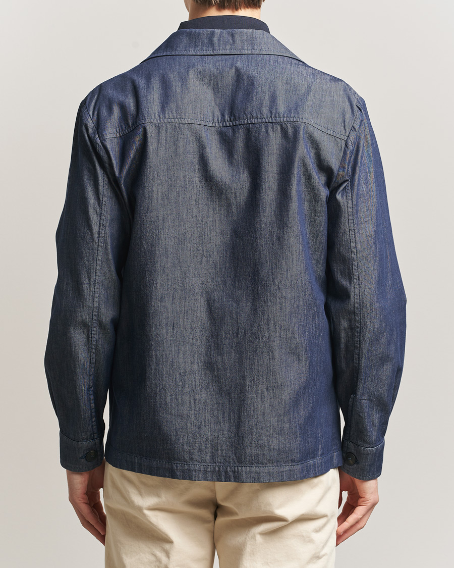 Homme | Manteaux Et Vestes | Gran Sasso | Cotton Safari Jacket Navy
