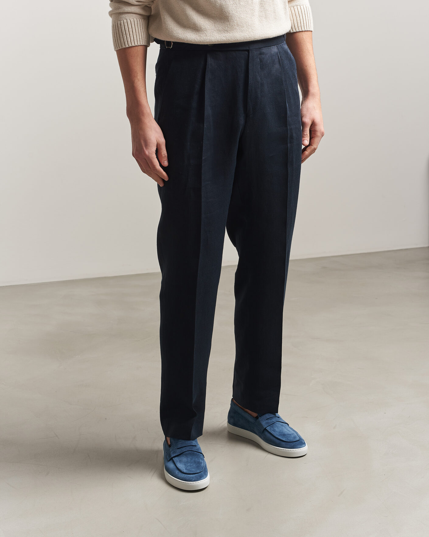 Homme | Loafers | Fliteless | Suede Penny Sneaker Ocean