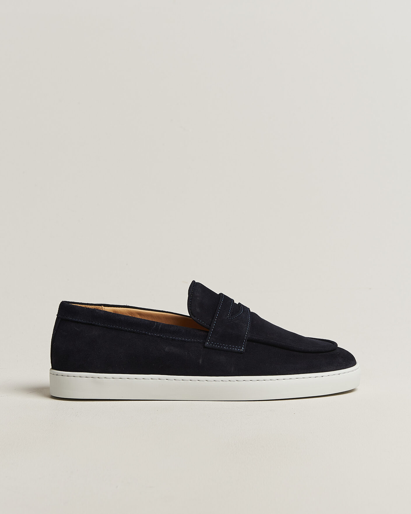 Homme | Loafers | Fliteless | Suede Penny Sneaker Navy