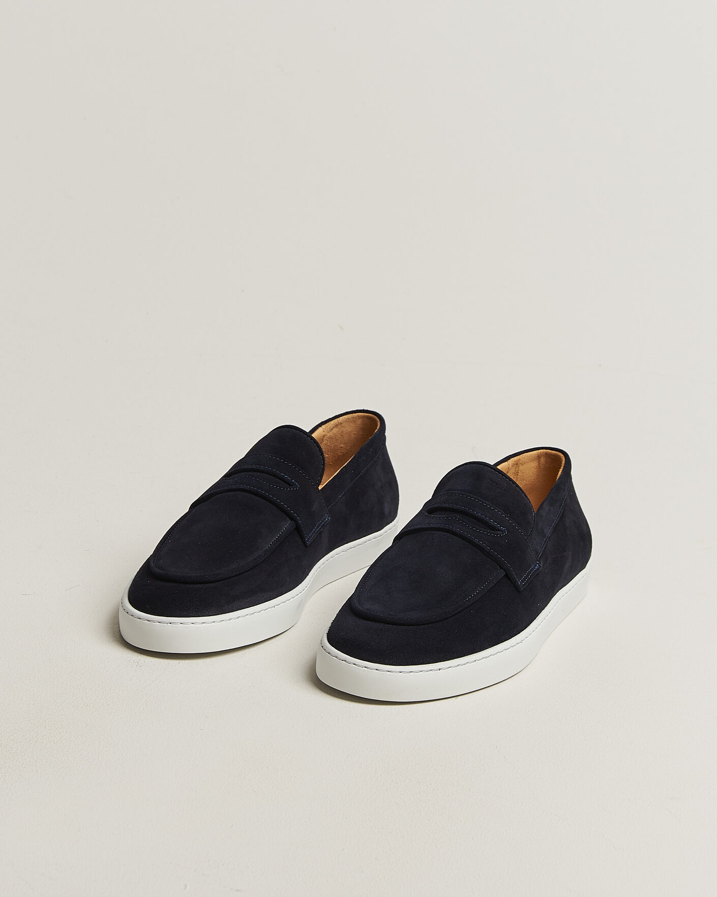 Homme | Loafers | Fliteless | Suede Penny Sneaker Navy