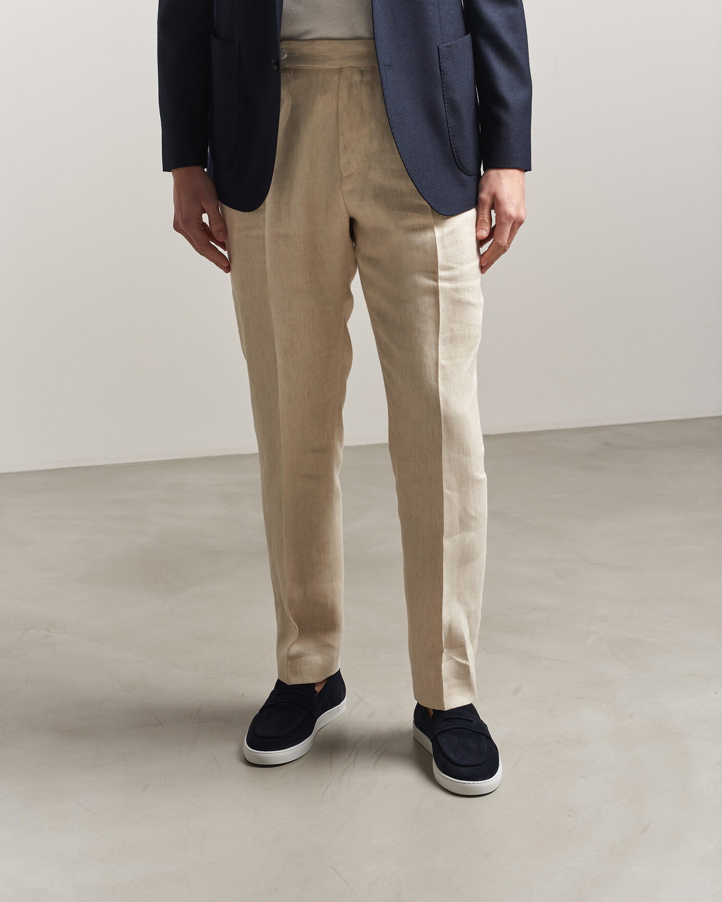 Homme | Loafers | Fliteless | Suede Penny Sneaker Navy