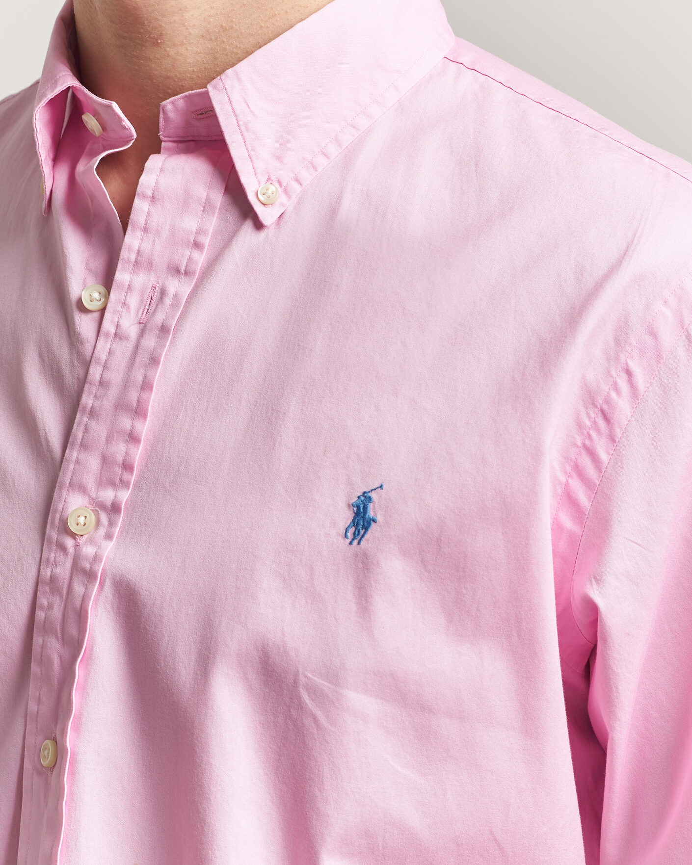 Homme | Chemises | Polo Ralph Lauren | Custom Fit Garment Twill Shirt Carmel Pink