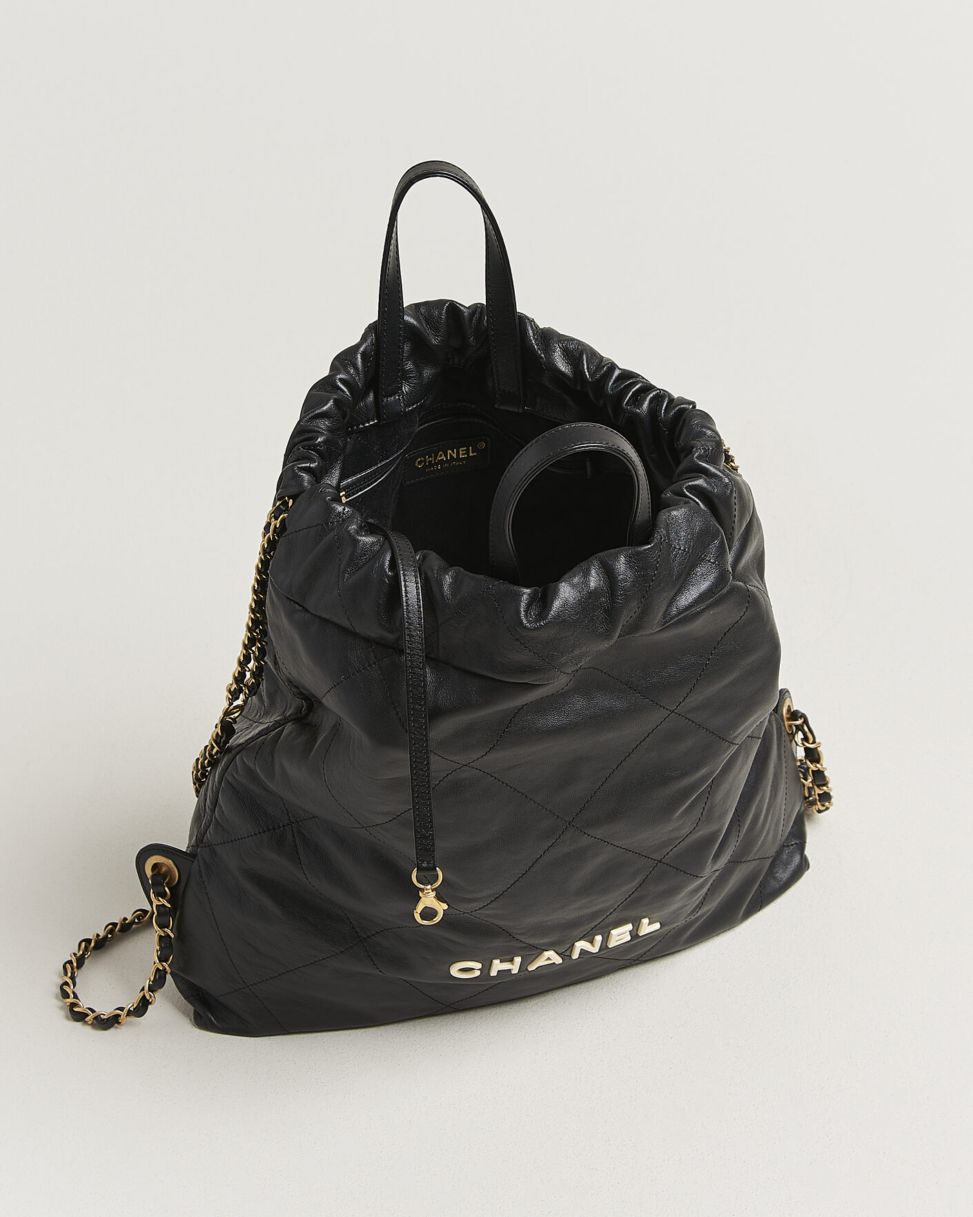 Homme | Pre-Owned & Vintage Bags | Chanel Pre-Owned | Chanel 22 Backpack Black