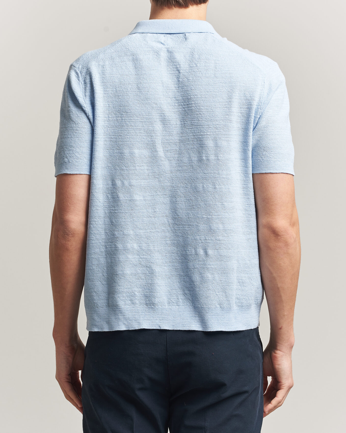 Homme | Polos | Polo Ralph Lauren | Cotton Blend Polo Office Blue