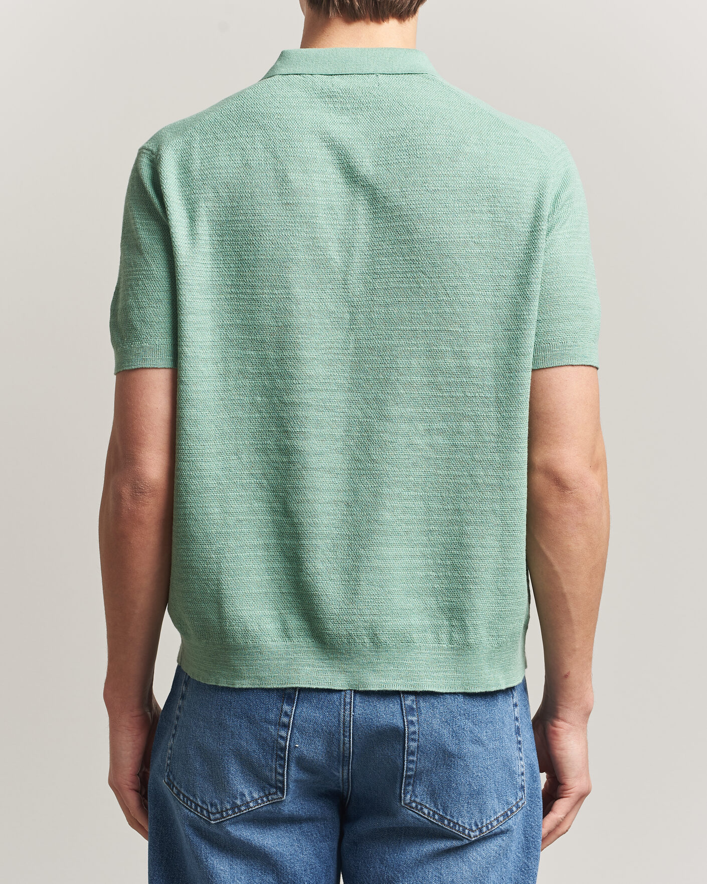 Homme | Polos | Polo Ralph Lauren | Cotton Blend Polo Faded Mint