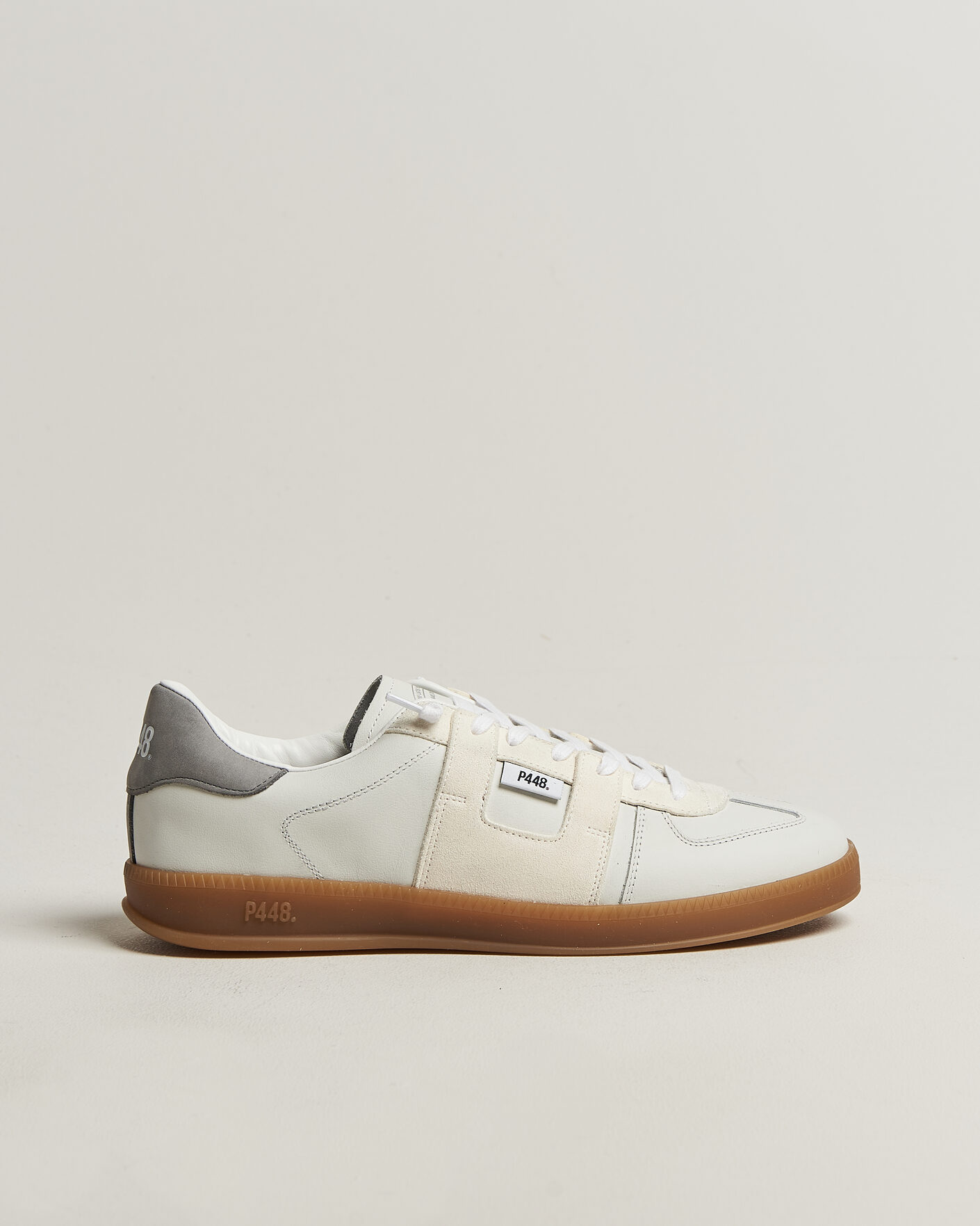 Homme | Baskets | P448 | Monza Leather/Suede Sneaker White