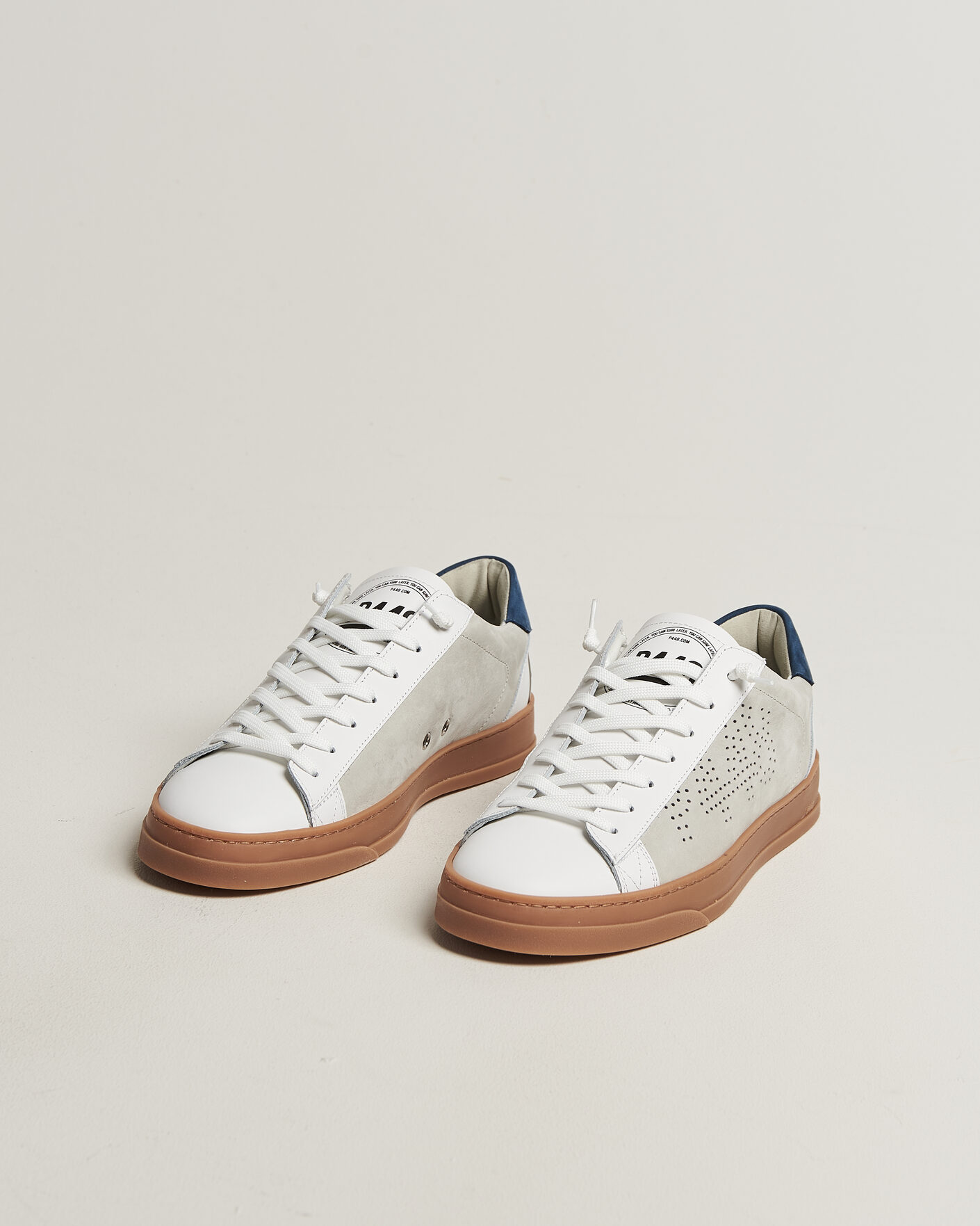 Homme | Baskets | P448 | Jack Leather Sneaker White/Navy