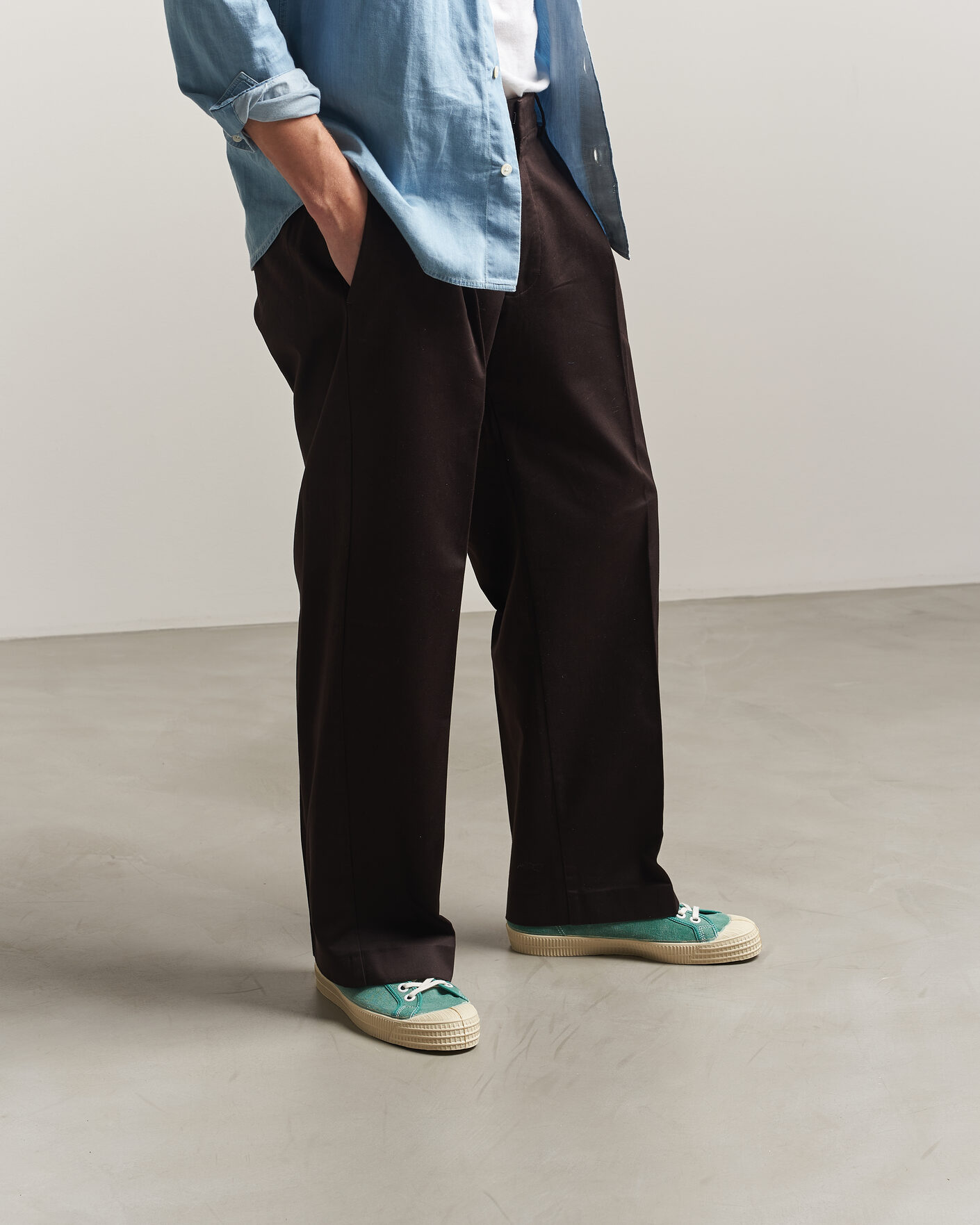 Homme | Baskets | Novesta | Star Master Washed Organic Cotton Sneaker Green