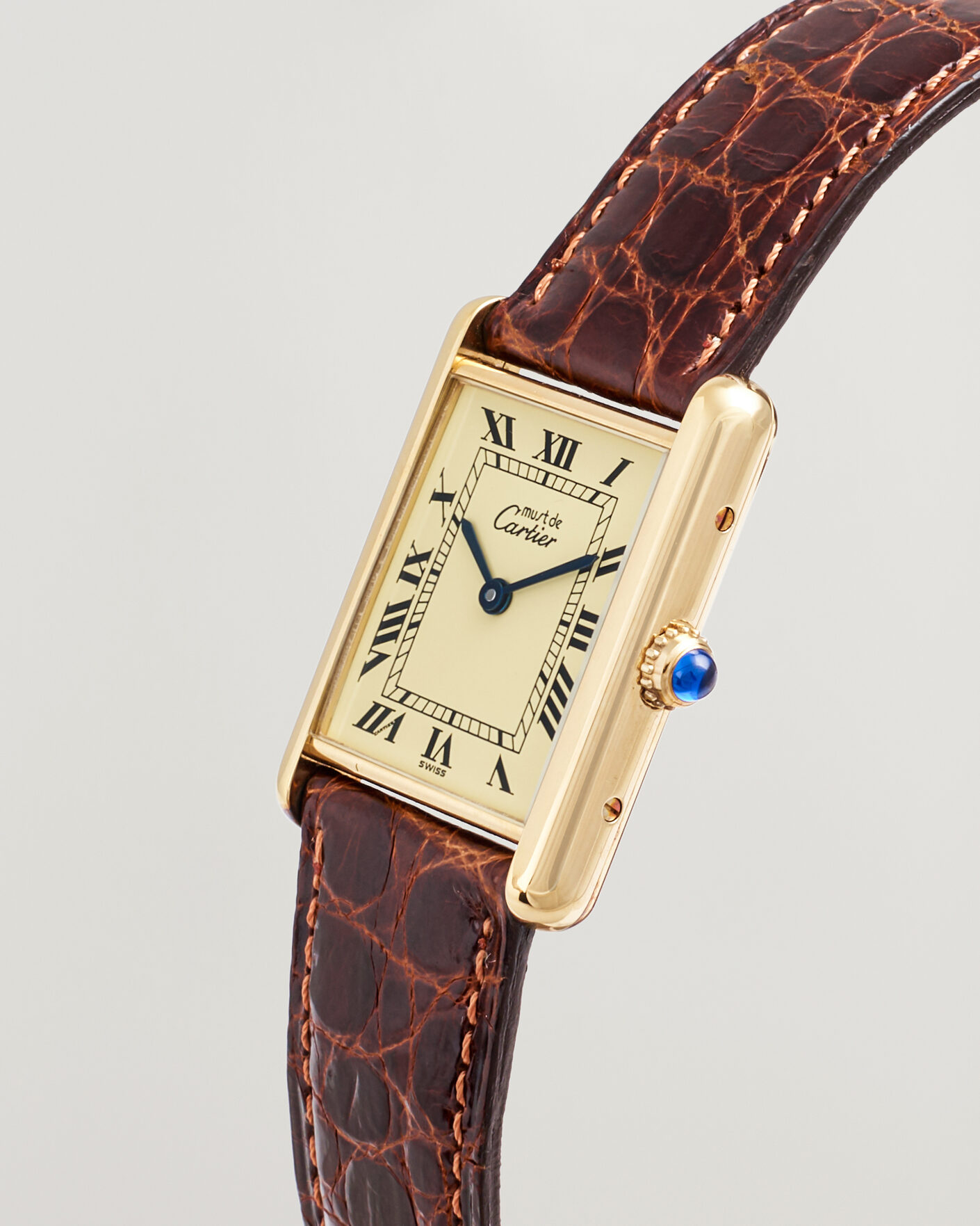 Homme | Pre-Owned & Vintage Watches | Cartier Pre-Owned | Tank Vermeil 