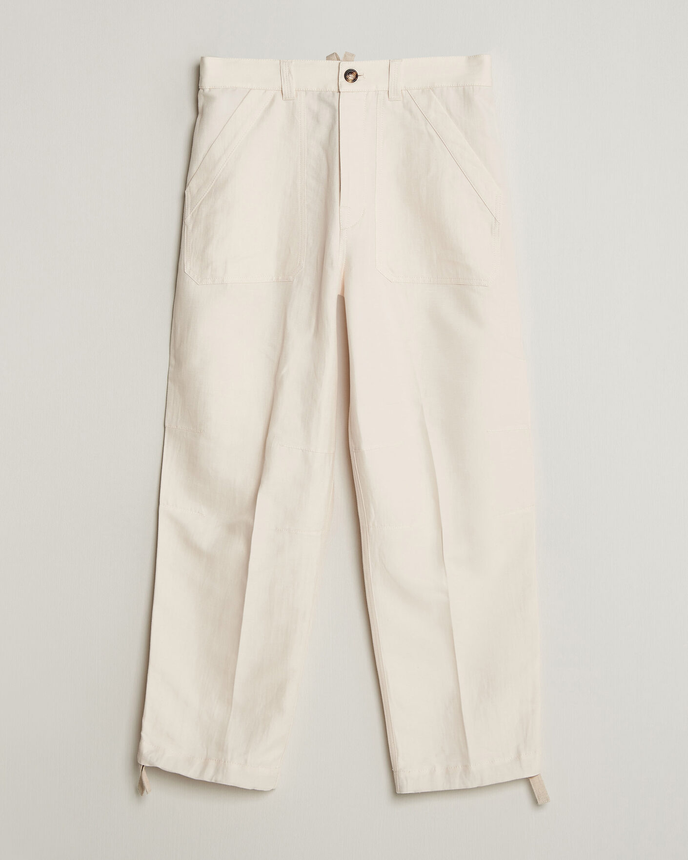 Homme | Pantalons | Brunello Cucinelli | Linen Casual Pants Off White