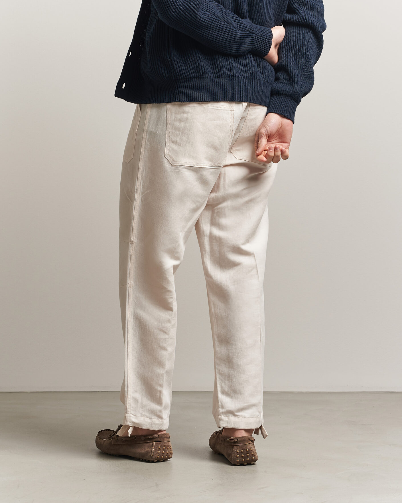 Homme | Pantalons | Brunello Cucinelli | Linen Casual Pants Off White