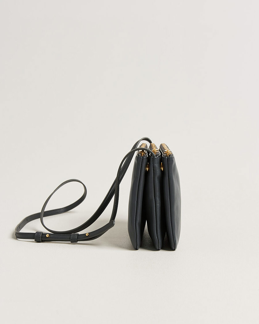 Homme | Pre-Owned & Vintage Bags | Celine Pre-Owned | Trio Bag Small Leather Grey