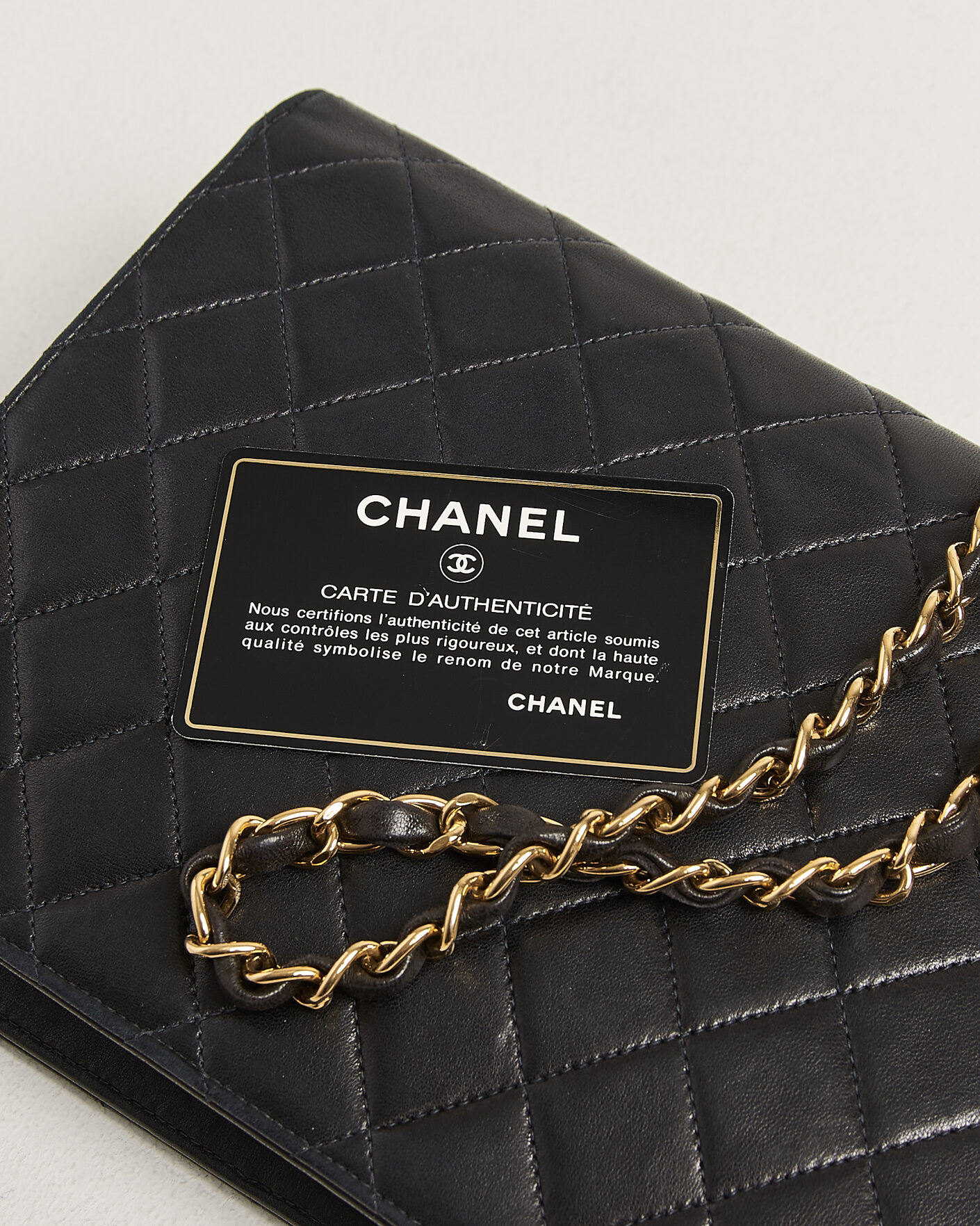 Homme | Pre-Owned & Vintage Bags | Chanel Pre-Owned | Single Flap Bag Black