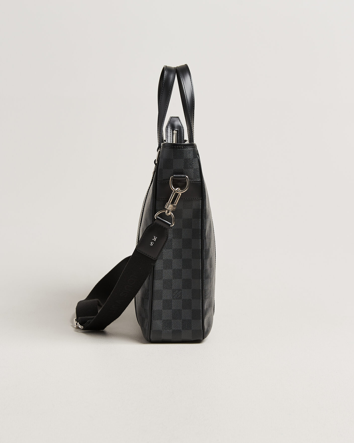 Homme | Pre-Owned & Vintage Bags | Louis Vuitton Pre-Owned | Tadao Tote bag PM Damier Graphite