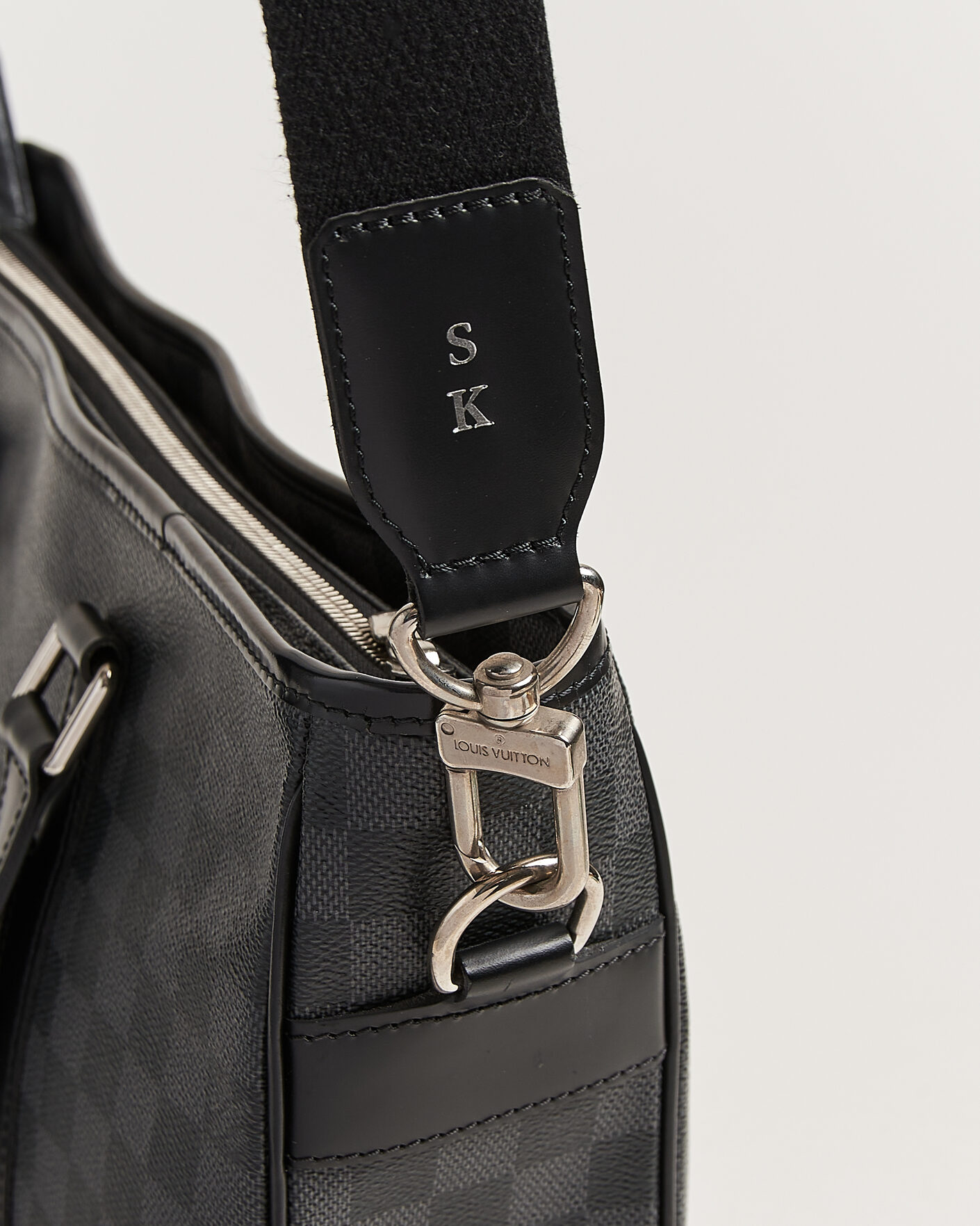 Homme | Pre-Owned & Vintage Bags | Louis Vuitton Pre-Owned | Tadao Tote bag PM Damier Graphite