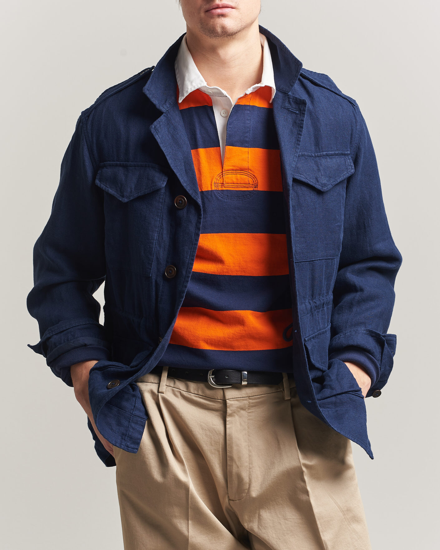Homme | Manteaux Et Vestes | Polo Ralph Lauren | Lined Field Jacket Newport Navy