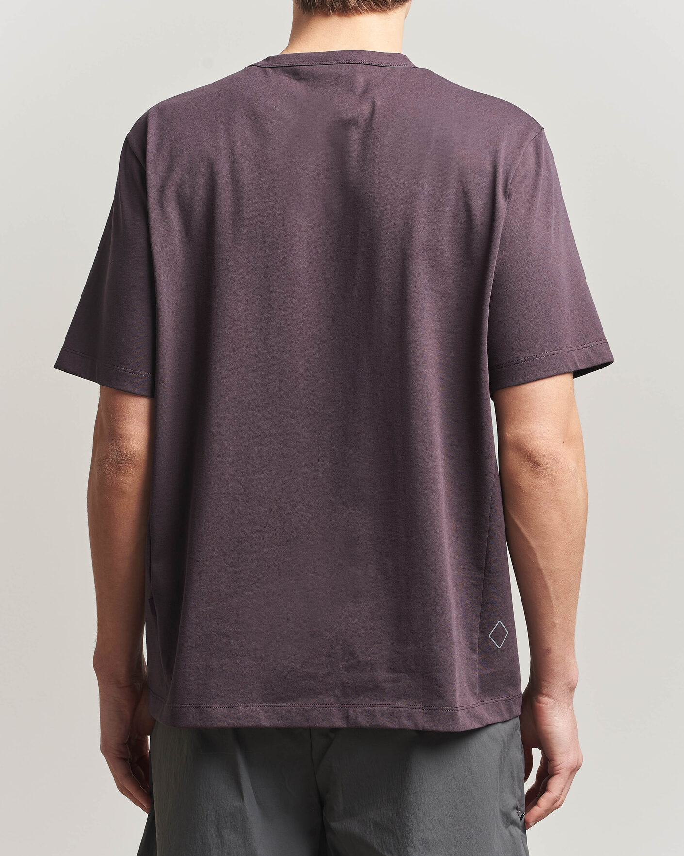Homme | T-shirts | Pas Normal Studios | Off Race Cotton Tech T-Shirt Dark Purple