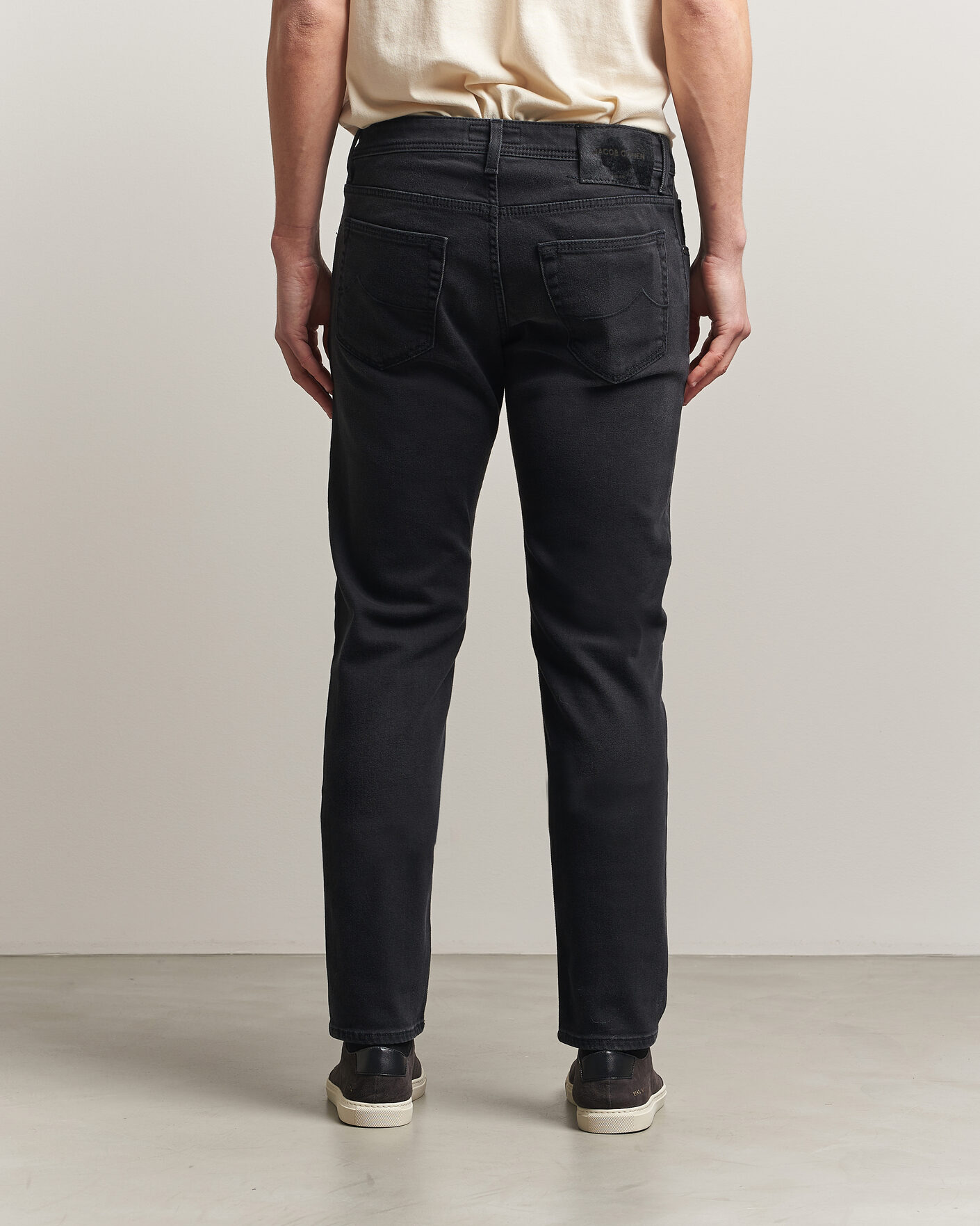 Homme | Pantalons | Jacob Cohën | Nick Slim Fit Power Stretch Jeans Medium Black Wash