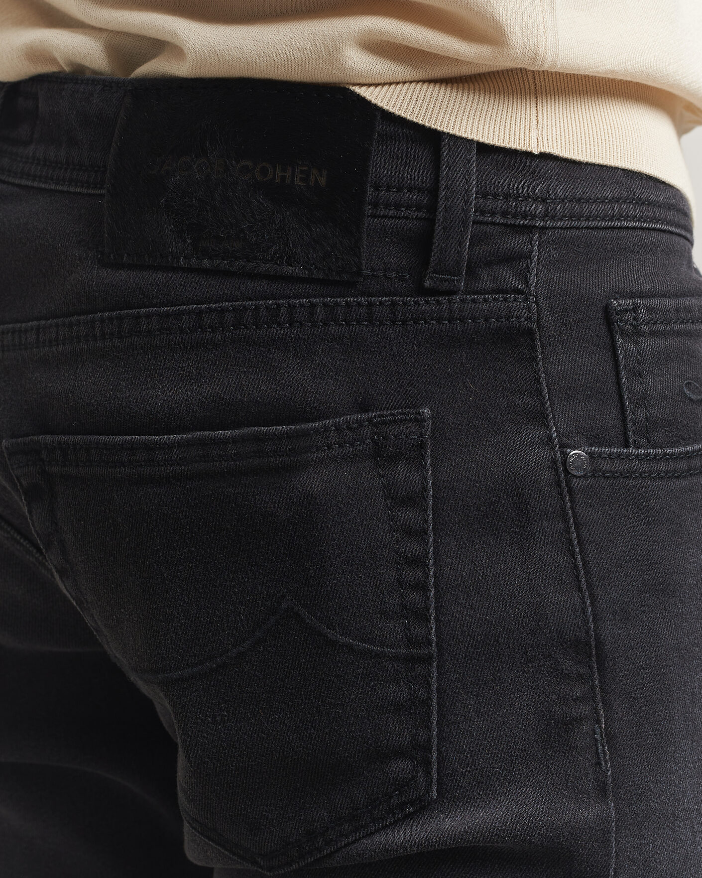 Homme | Pantalons | Jacob Cohën | Nick Slim Fit Power Stretch Jeans Medium Black Wash