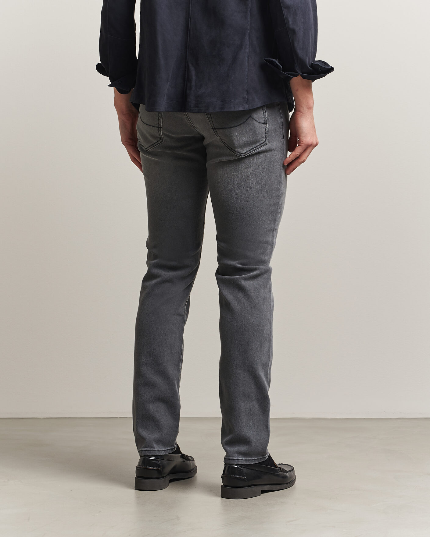 Homme | Pantalons | Jacob Cohën | Nick Slim Fit Power Stretch Jeans Light Black Wash