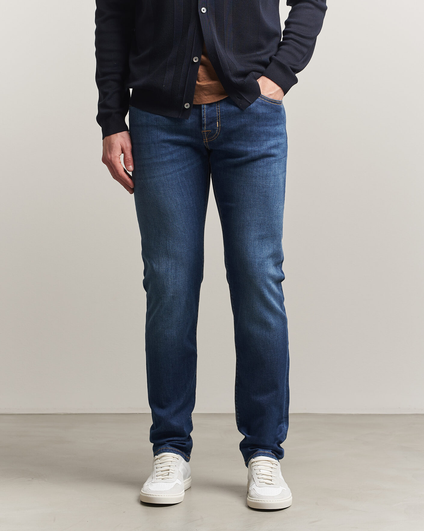 Homme | Jeans | Jacob Cohën | Nick Slim Fit Super Stretch Jeans Medium Vintage