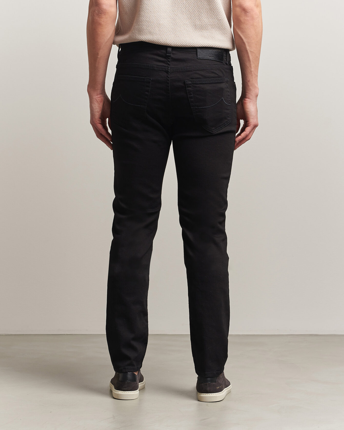 Homme | Jeans | Jacob Cohën | Nick Slim Fit Stretch Stay Black Jeans Rinse Wash