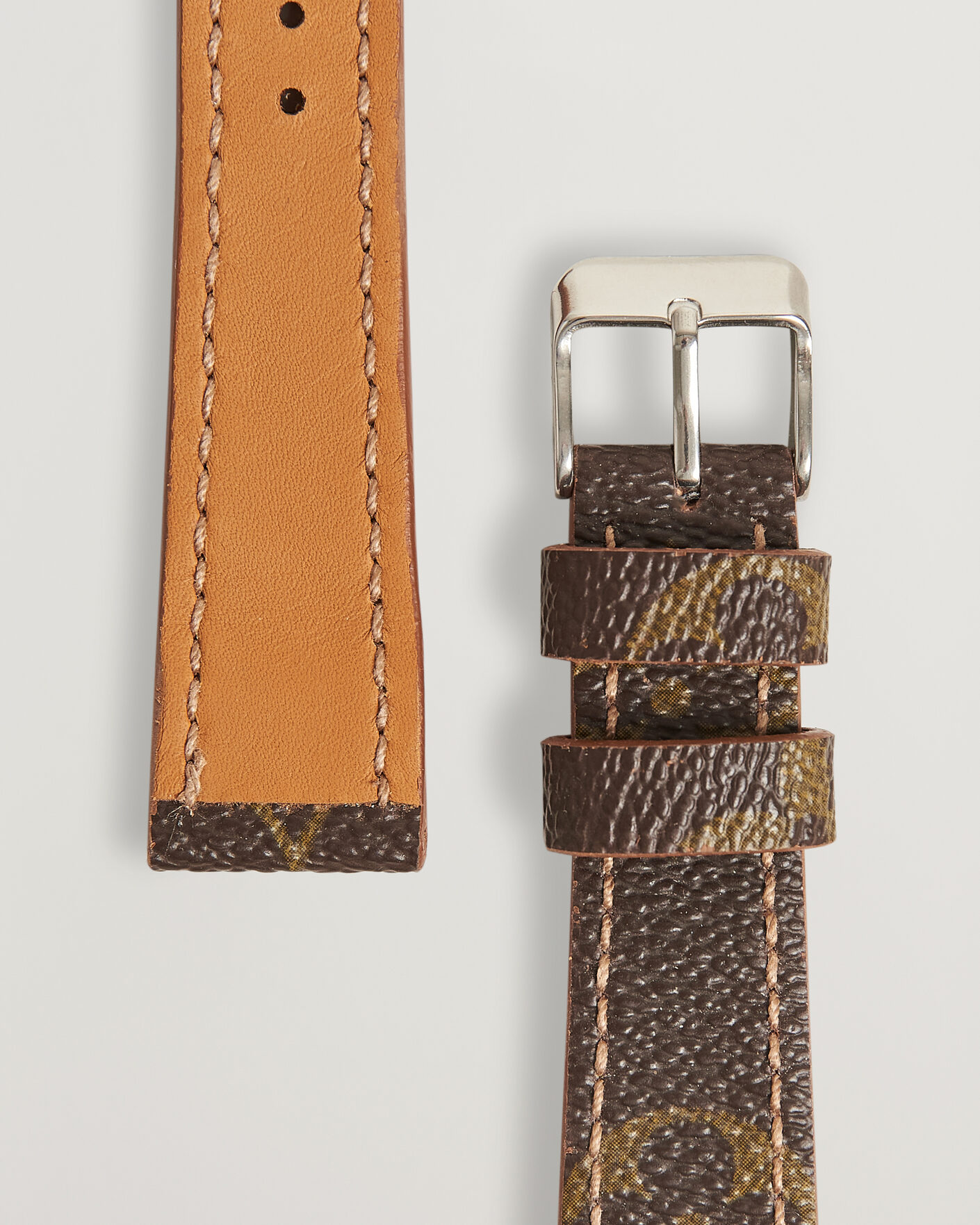 Homme | Bracelets De Montres | Care with Carl | Watch Strap Remade Louis Vuitton 20/16 mm Monogram