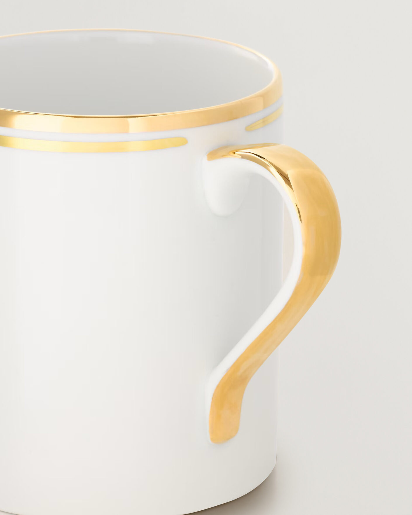 Homme | Pour La Maison | Ralph Lauren Home | Wilshire Tuxedo Bear Mug Set White/Gold