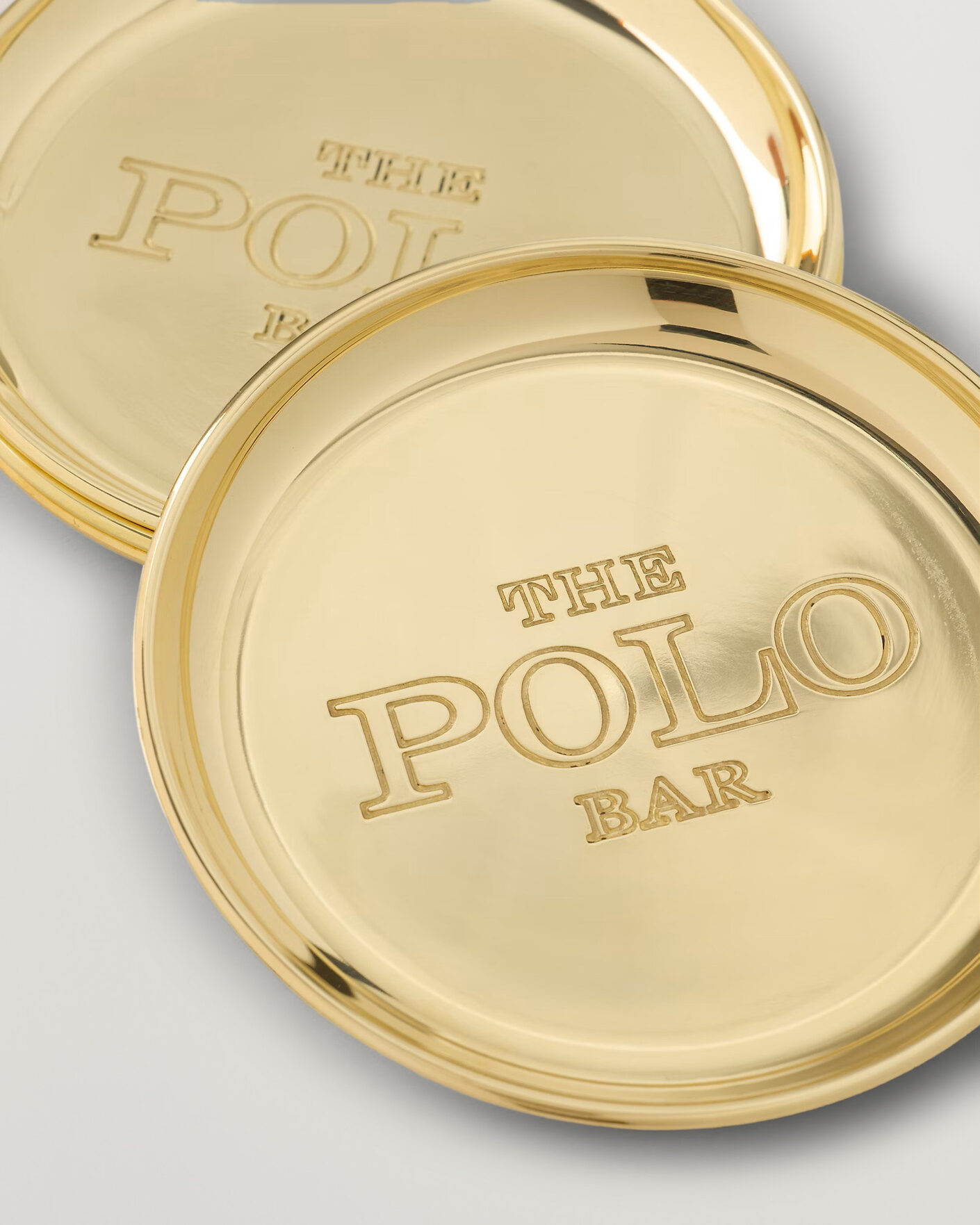 Homme | Pour La Maison | Ralph Lauren Home | Polo Bar Coasters Brass
