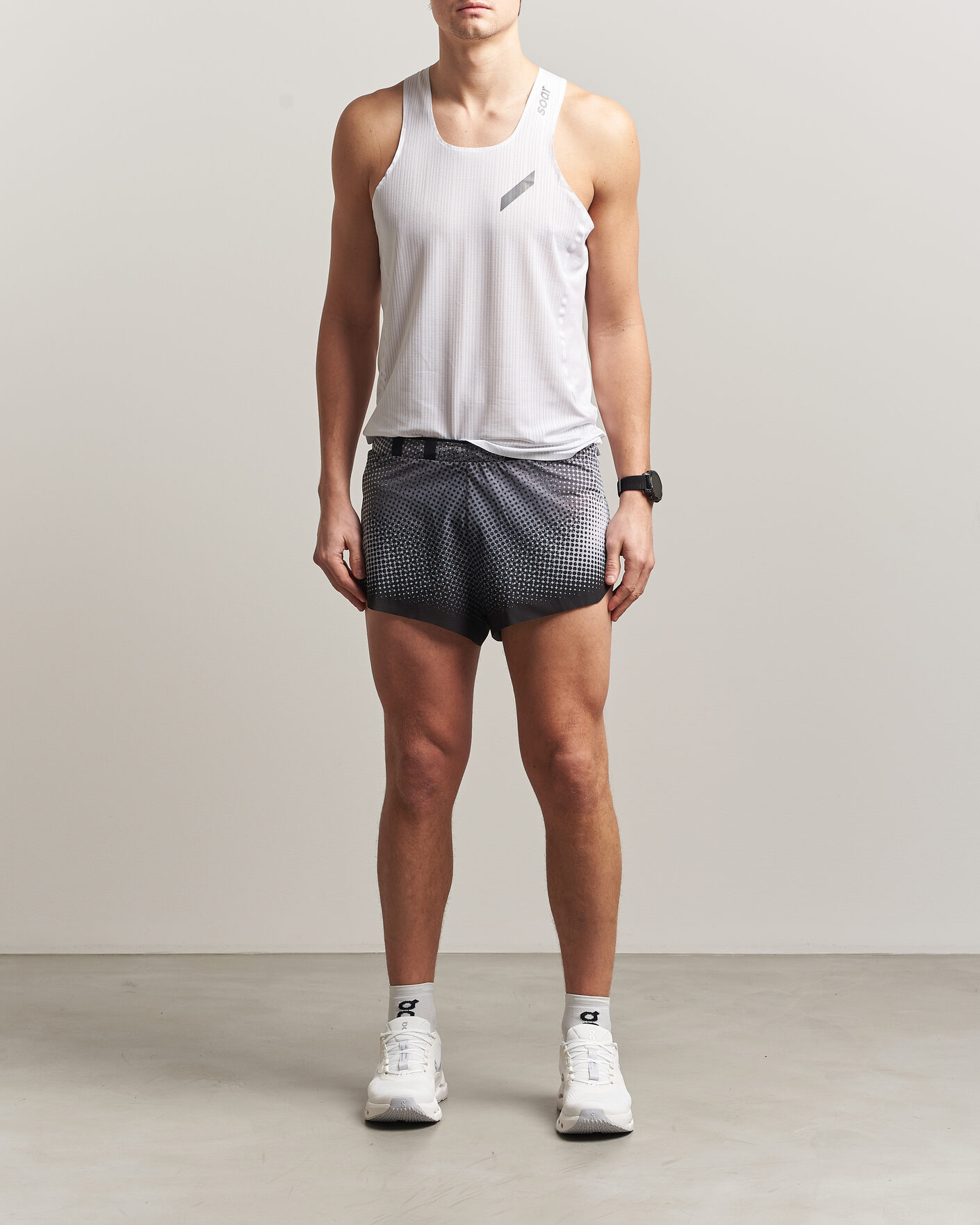 Homme | T-shirts | SOAR Running | Race Vest White