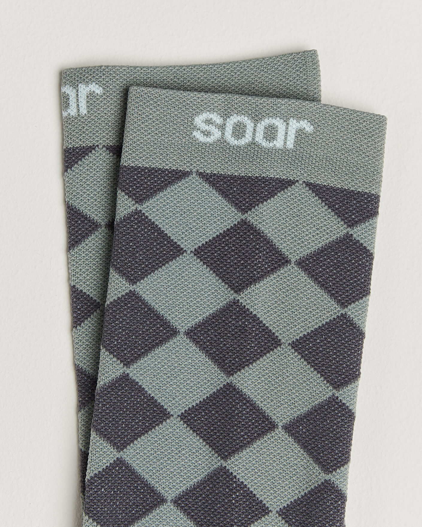 Homme | Sous-Vêtements Et Chaussettes | SOAR Running | Diamond Crew Sock Dark Grey