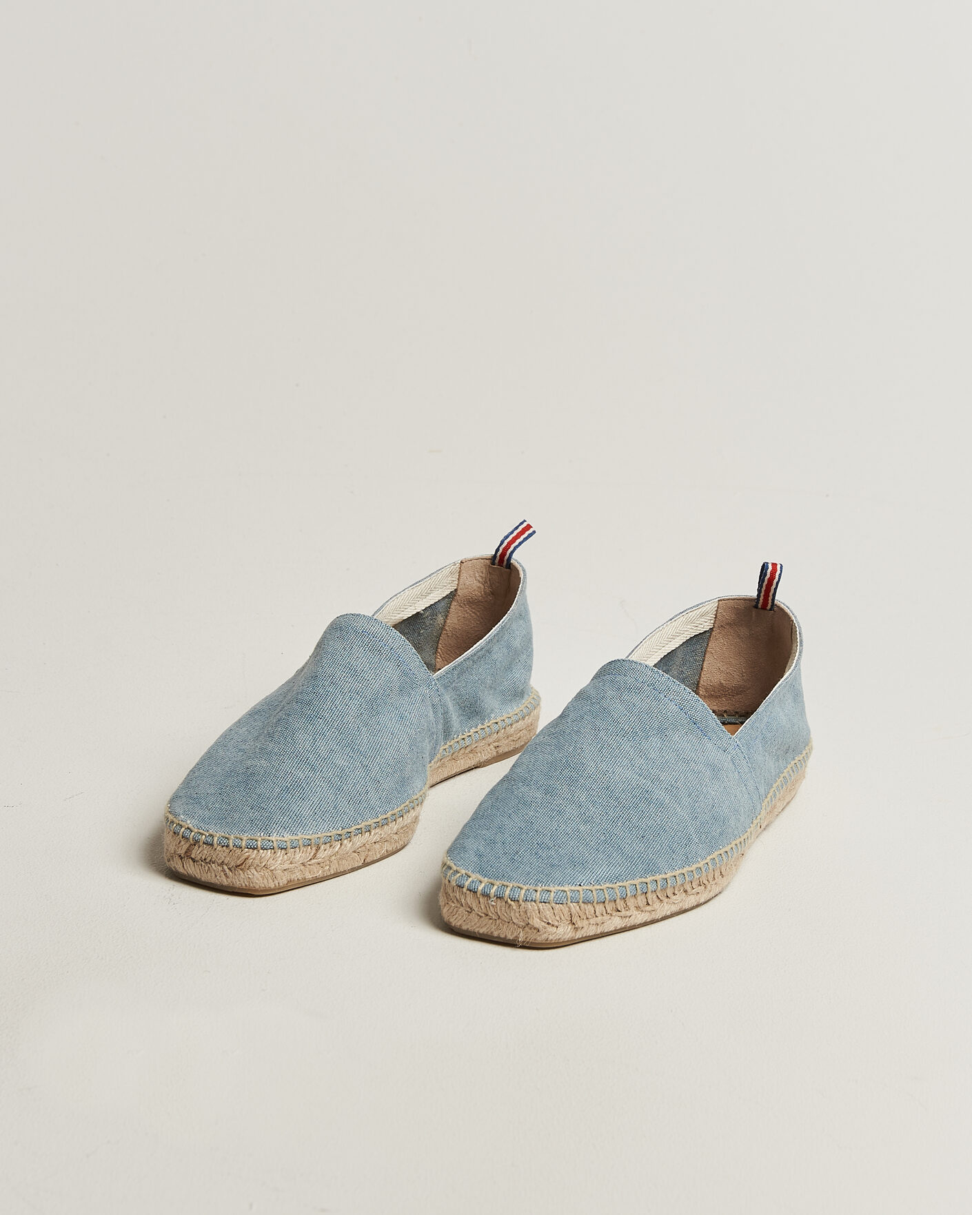 Homme | Espadrilles | Castañer | Pablo Washed Canvas Espadrilles Acqua
