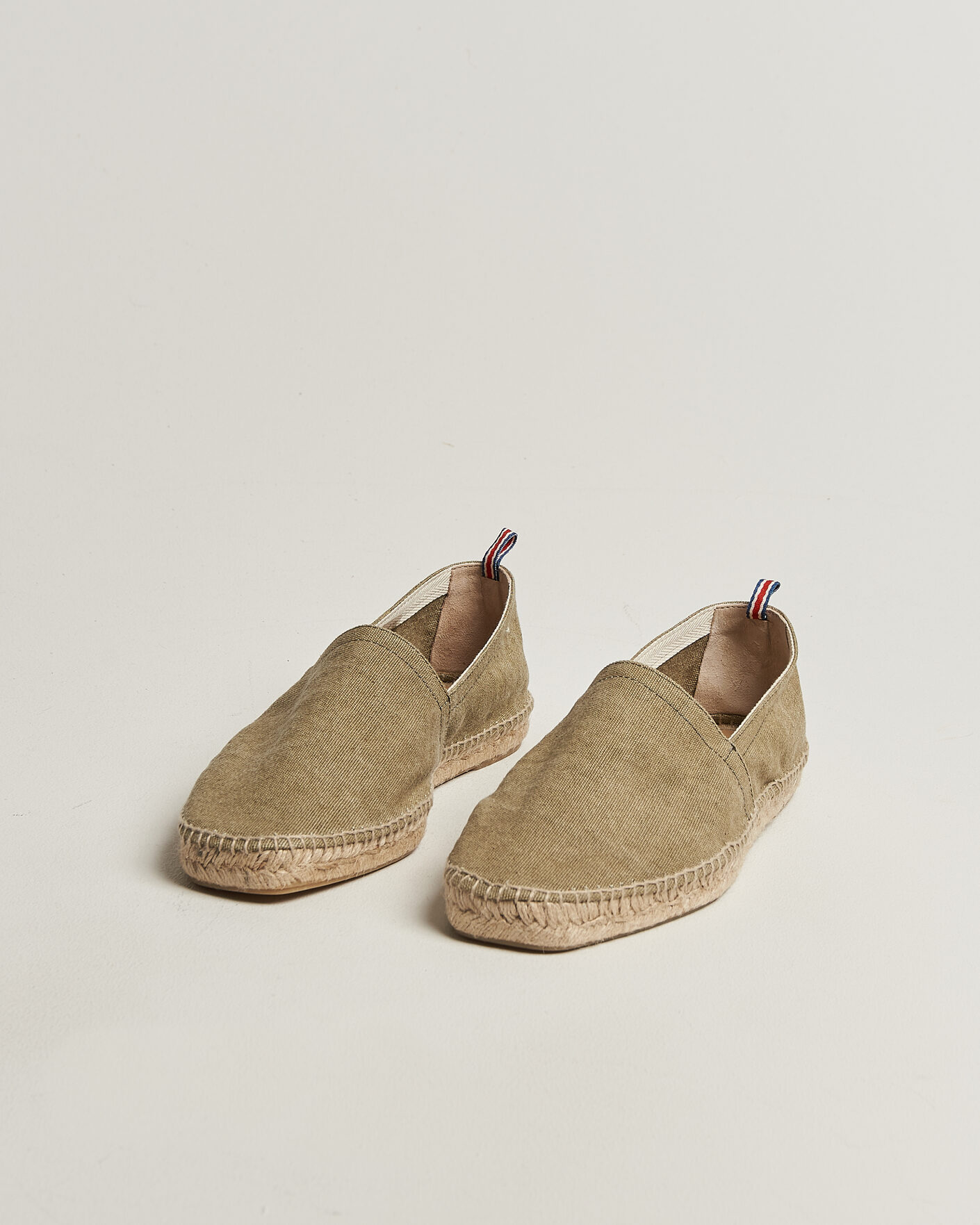 Homme | Espadrilles | Castañer | Pablo Washed Canvas Espadrilles Laurel Green