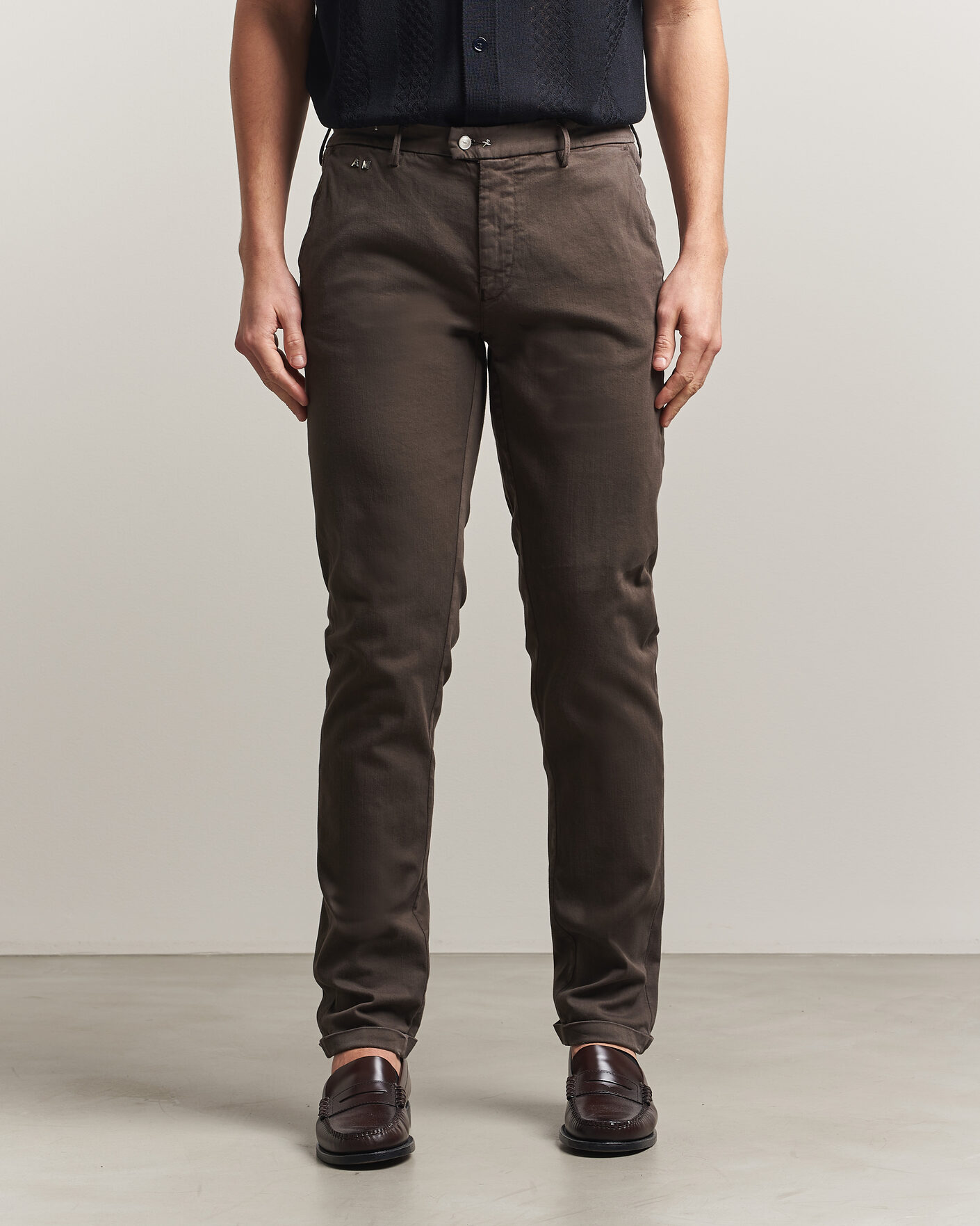 Homme | Pantalons | Tramarossa | Luis Superstrech Cotton Chino Coffee