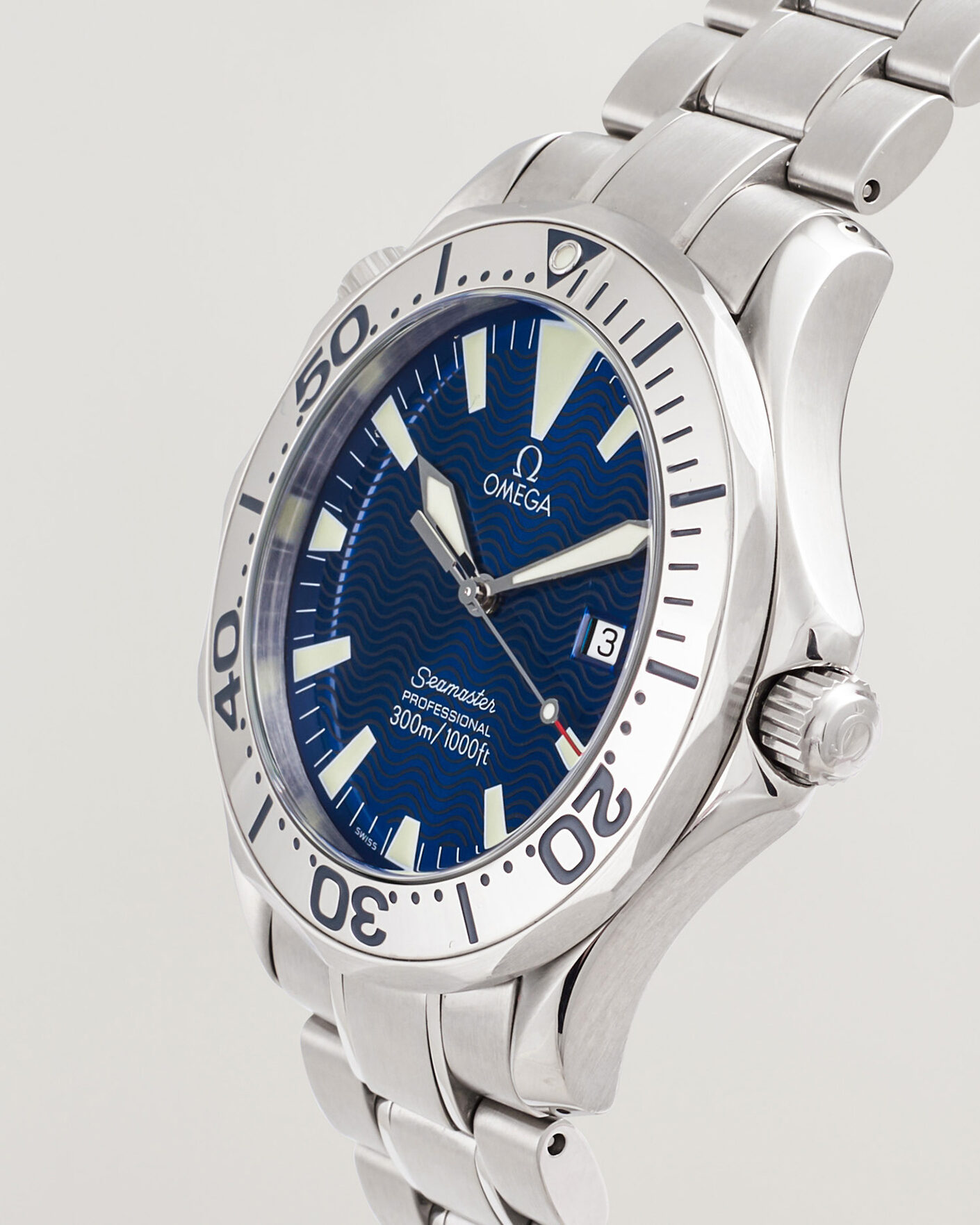 Homme | Pre-Owned & Vintage Watches | Omega Pre-Owned | Seamaster 300M SMP Electric Blue 