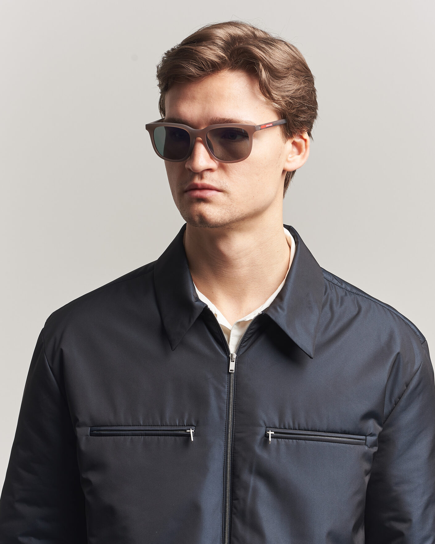 Homme | Lunettes De Soleil | Prada Linea Rossa | 0PS B09SU Sunglasses Brown Frosted