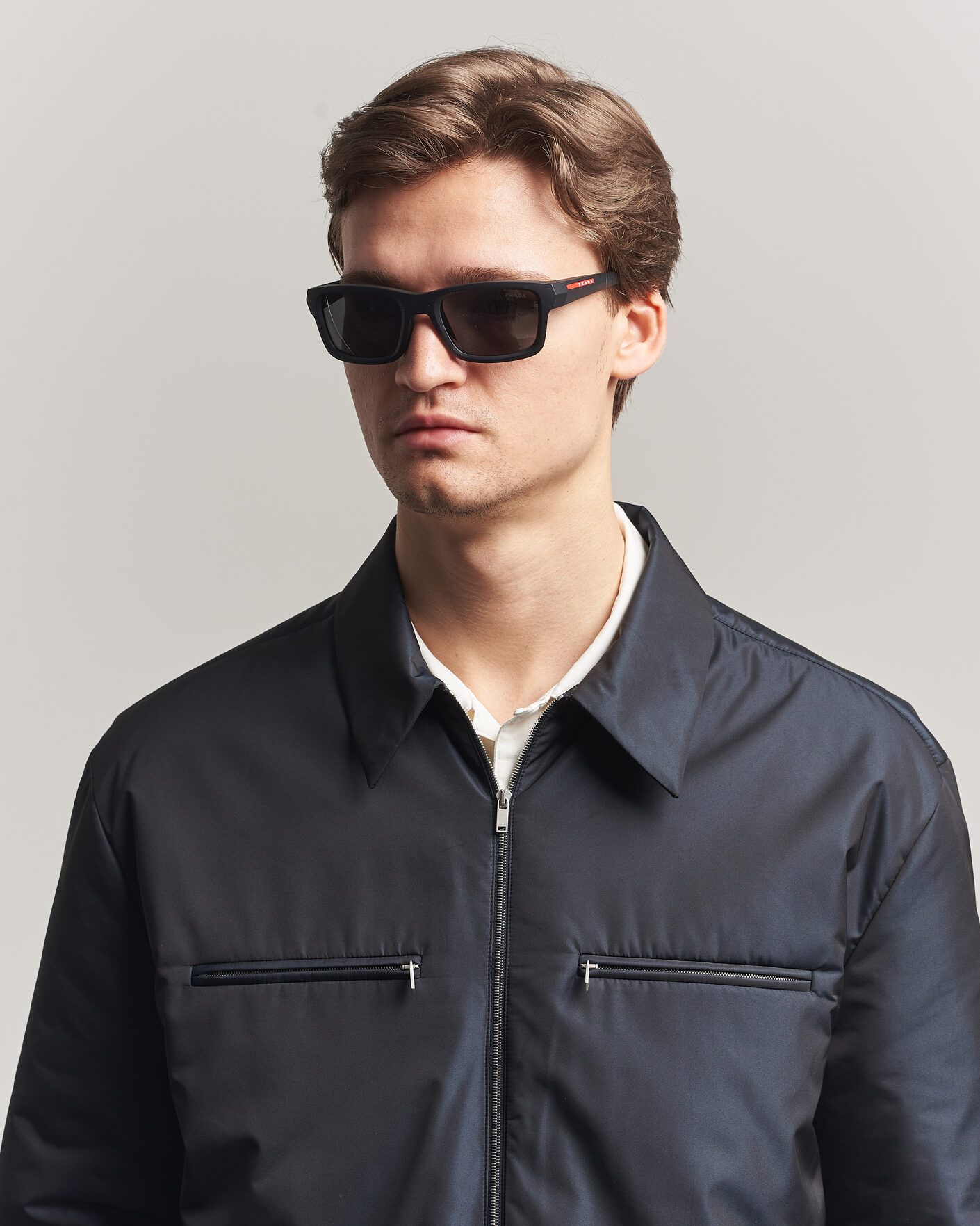 Homme | Lunettes De Soleil | Prada Linea Rossa | 0PS B10S Sunglasses Matte Black