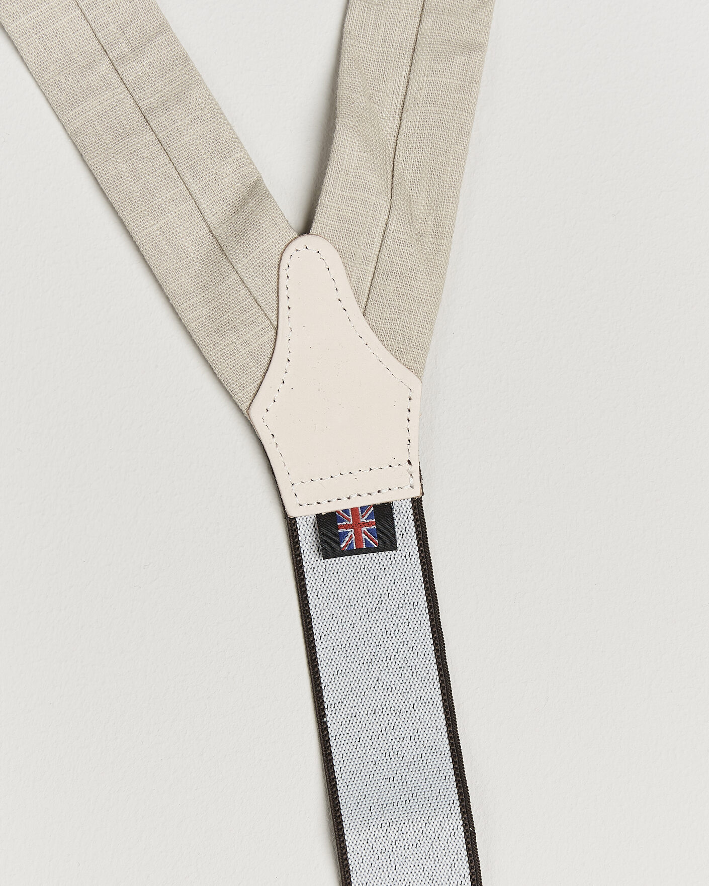 Homme | Bretelles | Albert Thurston | Linen Braces Natural