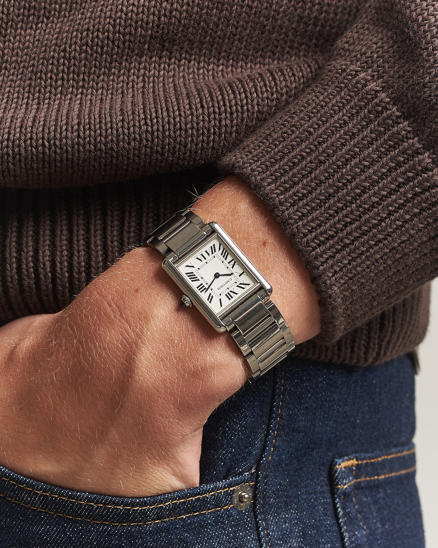 Homme | Pre-Owned & Vintage Watches | Cartier Pre-Owned | Tank Must