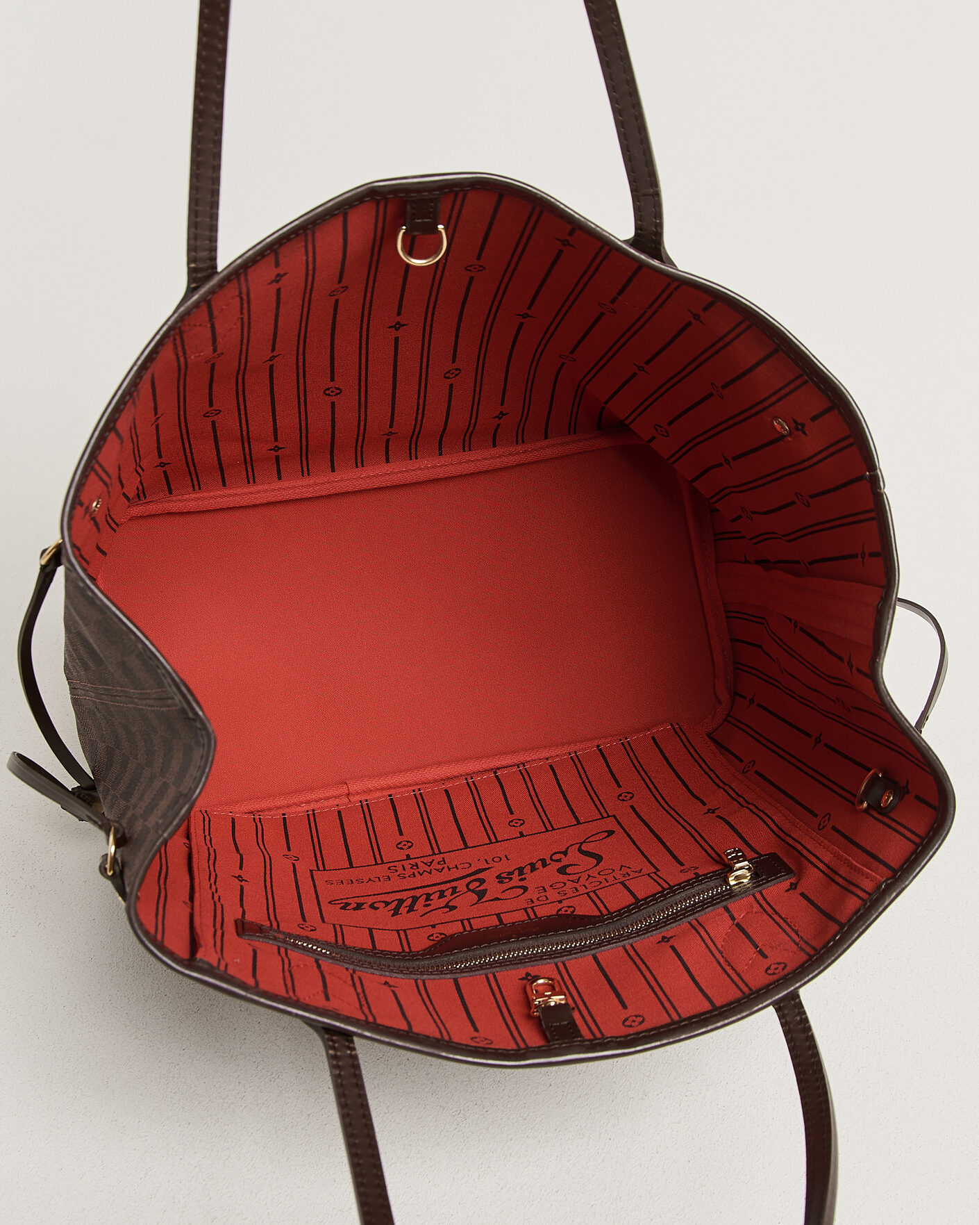 Homme | Pre-Owned & Vintage Bags | Louis Vuitton Pre-Owned | Neverfull MM Damier Ebene