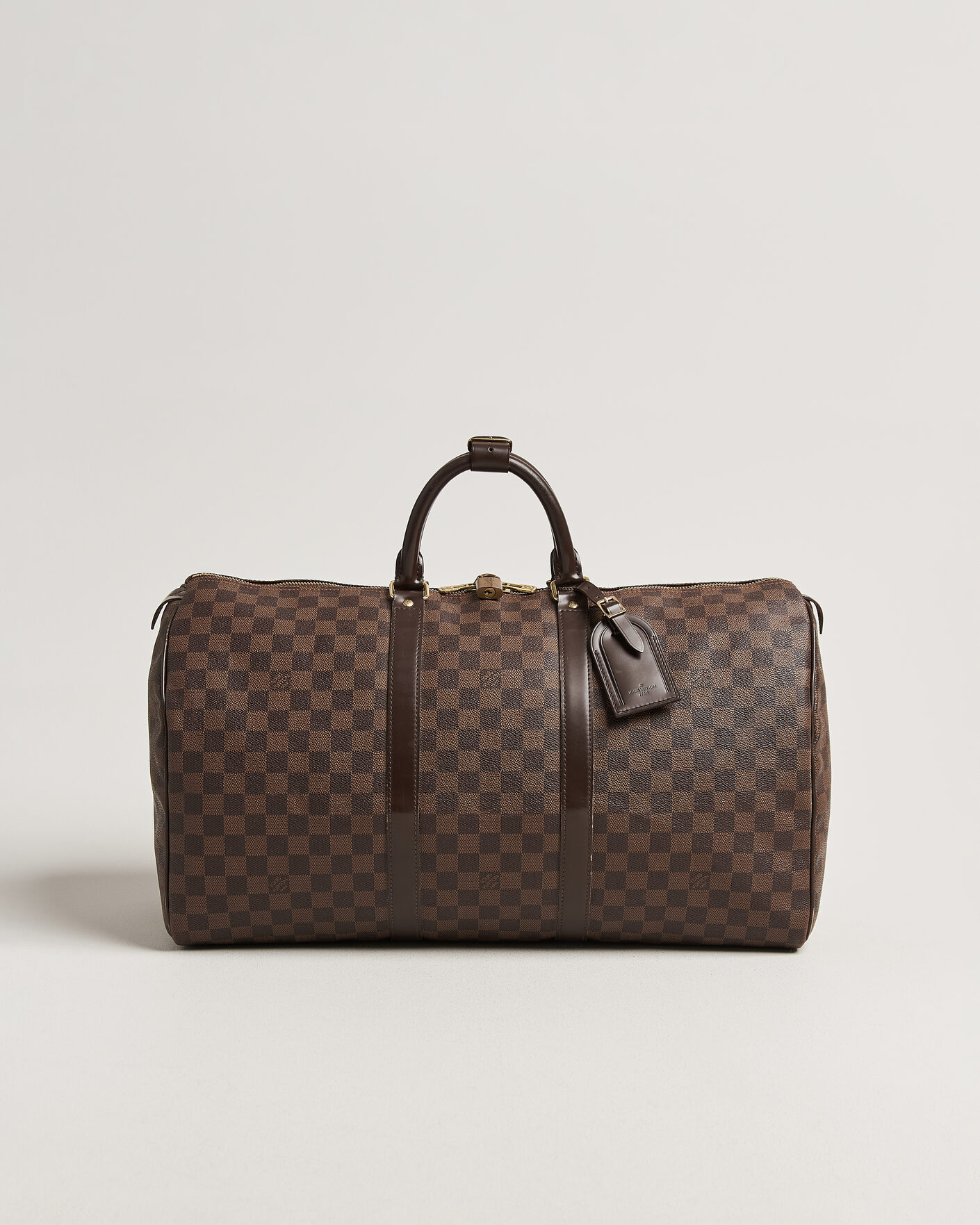 Homme | Pre-Owned & Vintage Bags | Louis Vuitton Pre-Owned | Keepall 50 Damier Ebene