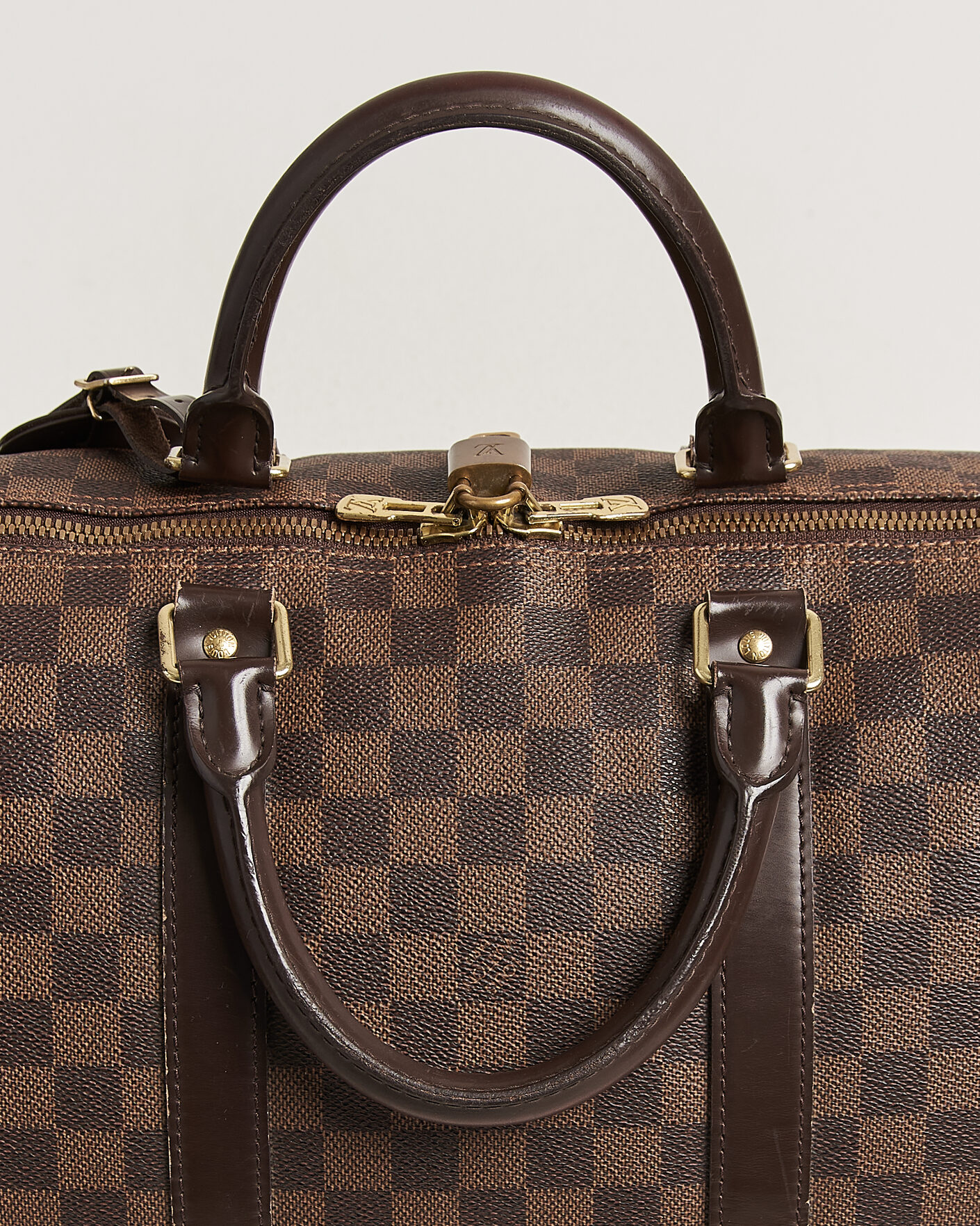 Homme | Pre-Owned & Vintage Bags | Louis Vuitton Pre-Owned | Keepall 50 Damier Ebene